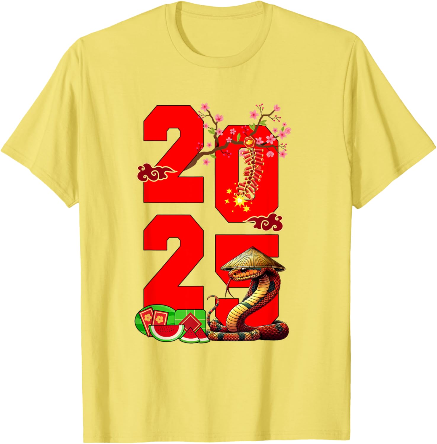 2025 Vietnamese Lunar New Year Snake Family T-Shirt for Festive Fun - 18