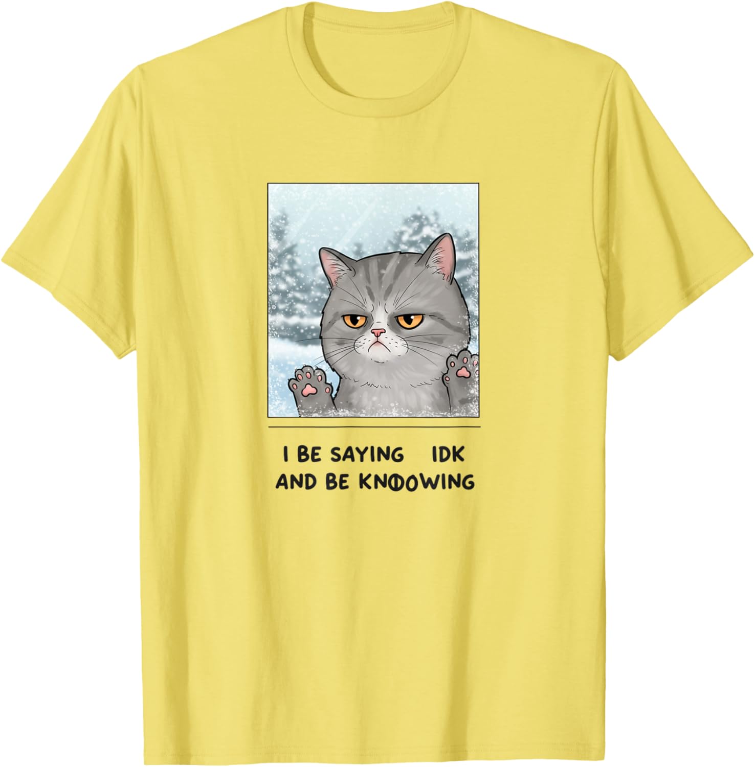 Vintage Meme Cat Funny T-Shirt for Cat Lovers - Quirky Annoyed Design - 6