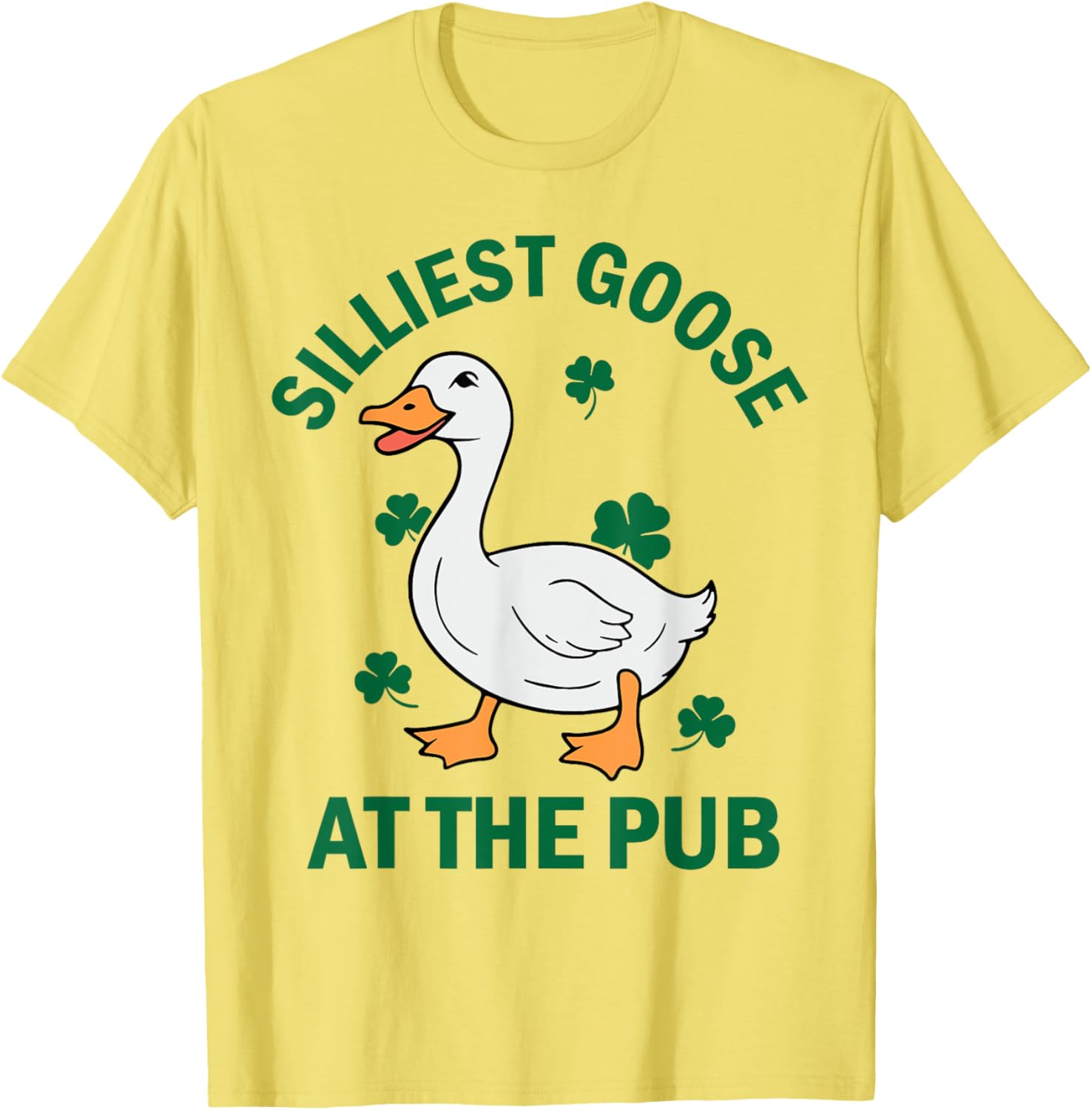 Groovy Silliest Goose St Patricks Day T-Shirt for Men and Women - 3