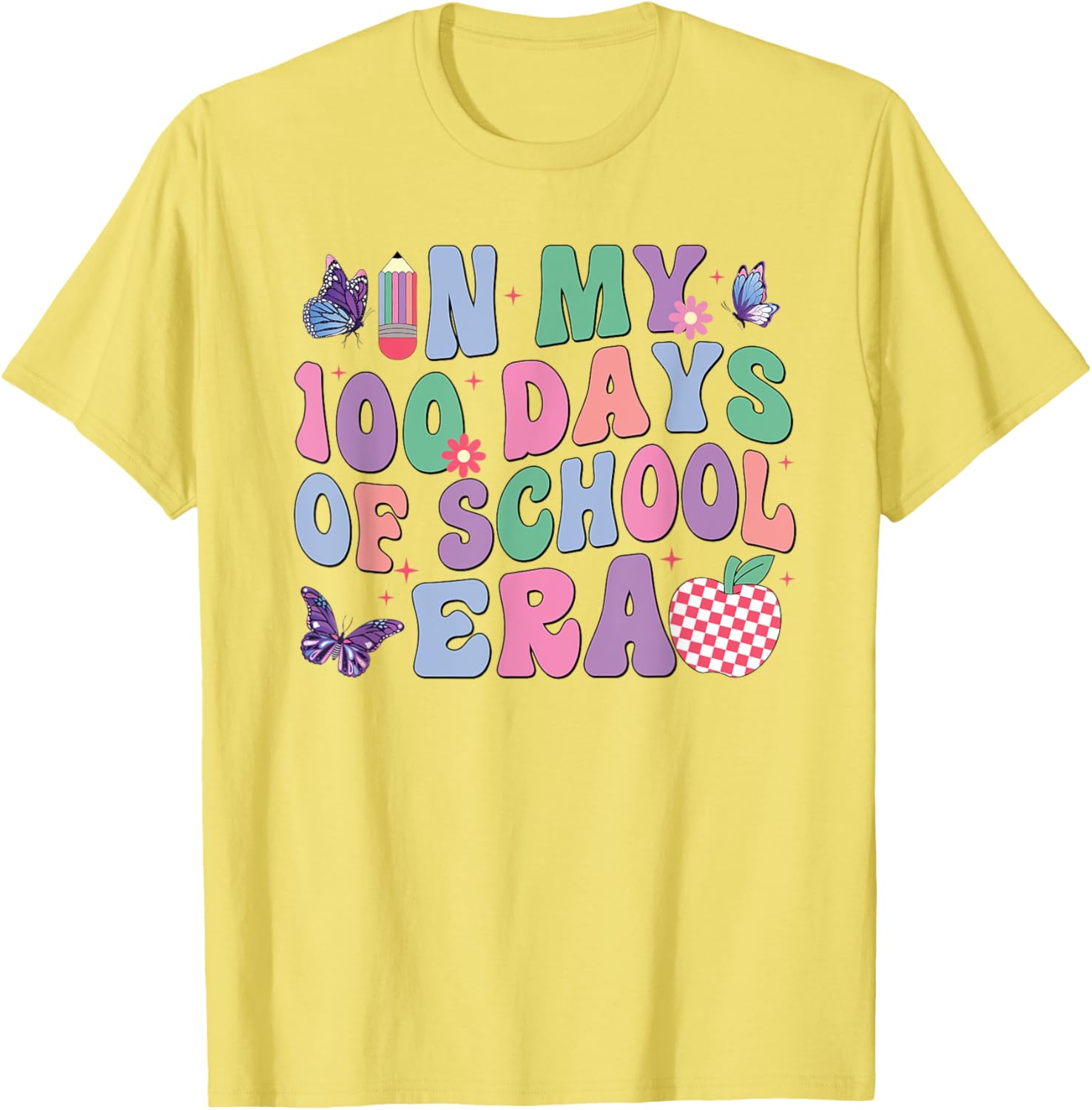 Groovy 100th Day of School Kids T-Shirt for Fun School Celebrations - 2
