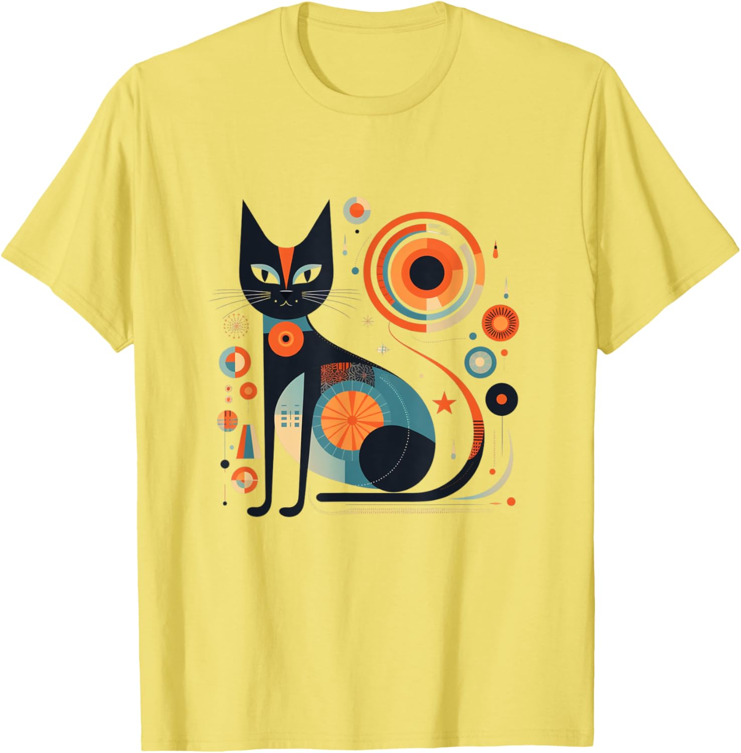 Vintage Retro Atomic Cat T-Shirt for Men, Women, and Kids - 10