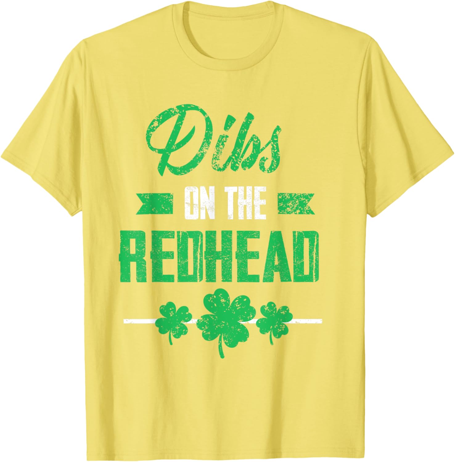 Dibs on the Redhead Shamrock Funny St Patricks Day T-Shirt for Laughs - 20