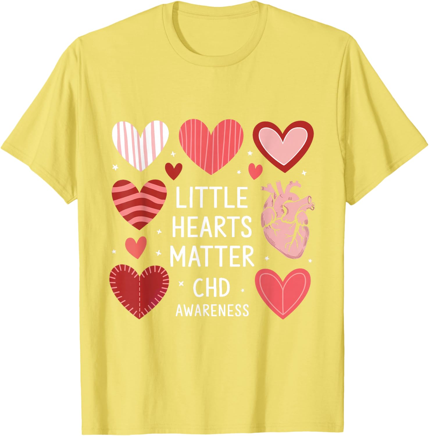 Heart Anatomy Valentine T-Shirt for CHD Awareness - Love with Purpose - 19