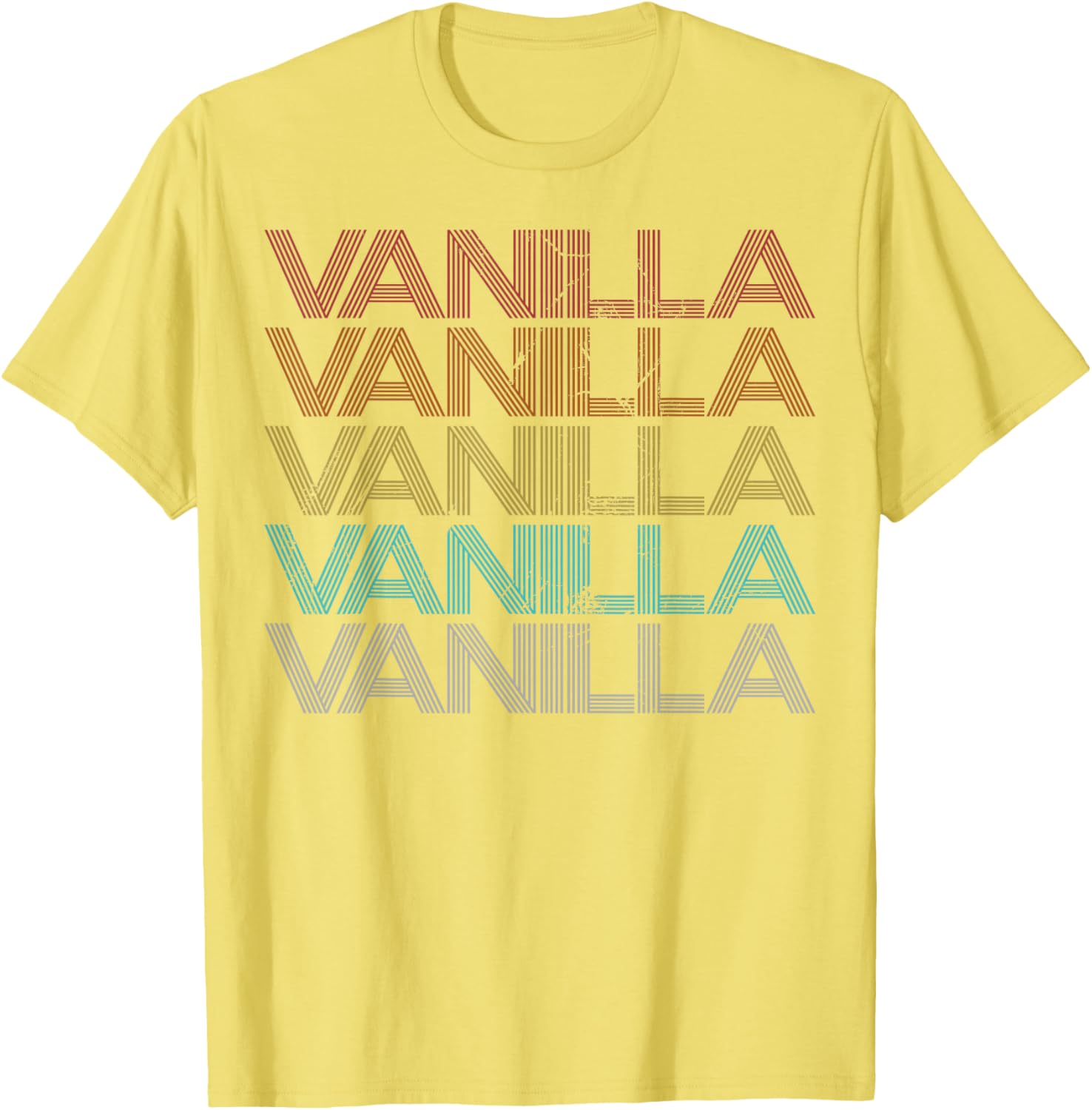 Retro Vintage Vanilla T-Shirt for Trendy Casual Style and Comfort - 10