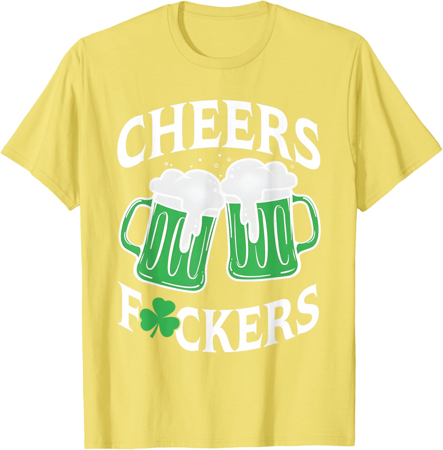 Funny St Patricks Day T-Shirt Cheers Shamrock Design for Party Fun - 13
