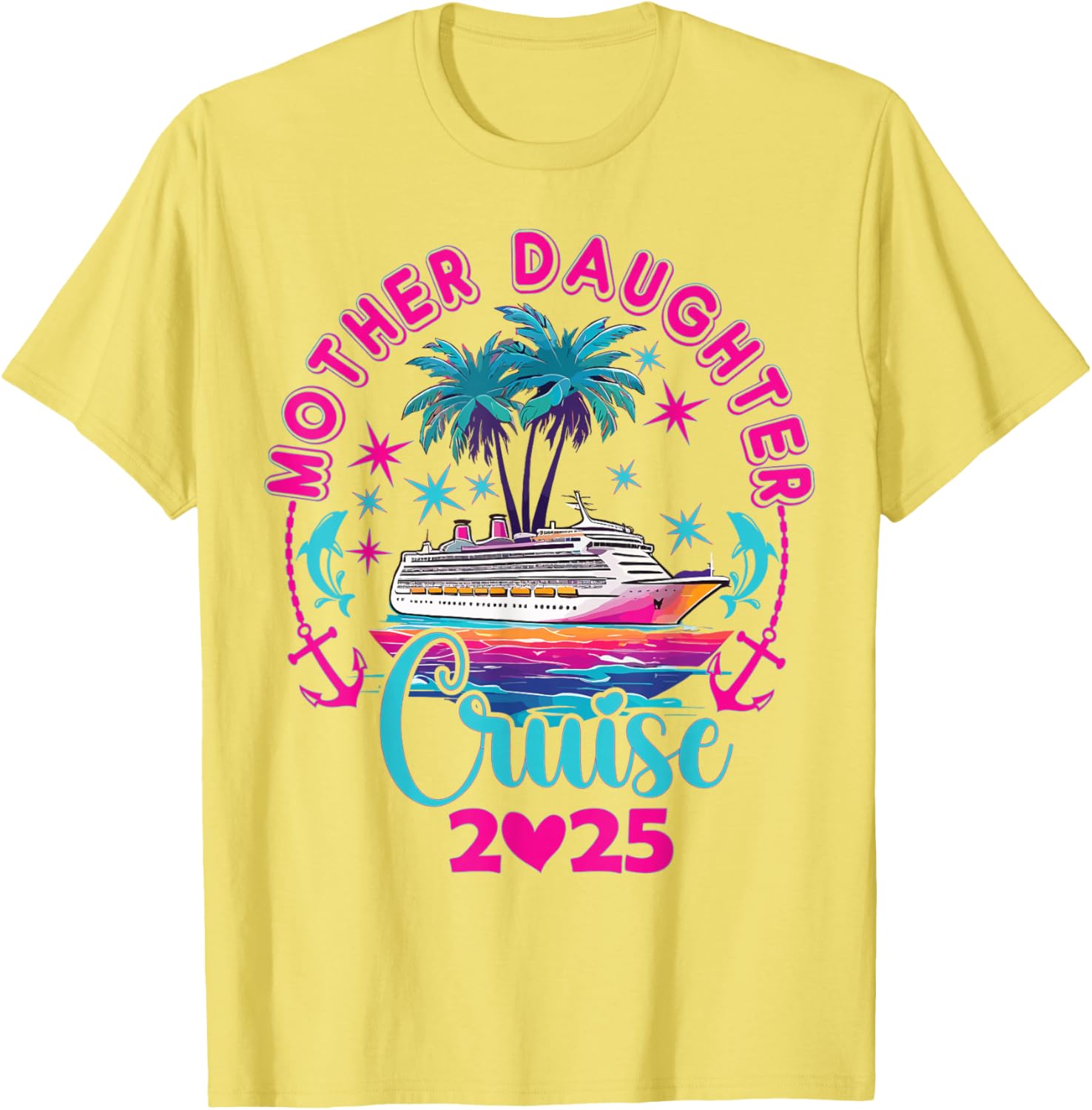 Mother Daughter Cruise Matching T-Shirt 2025 Family Style Adventure - 13