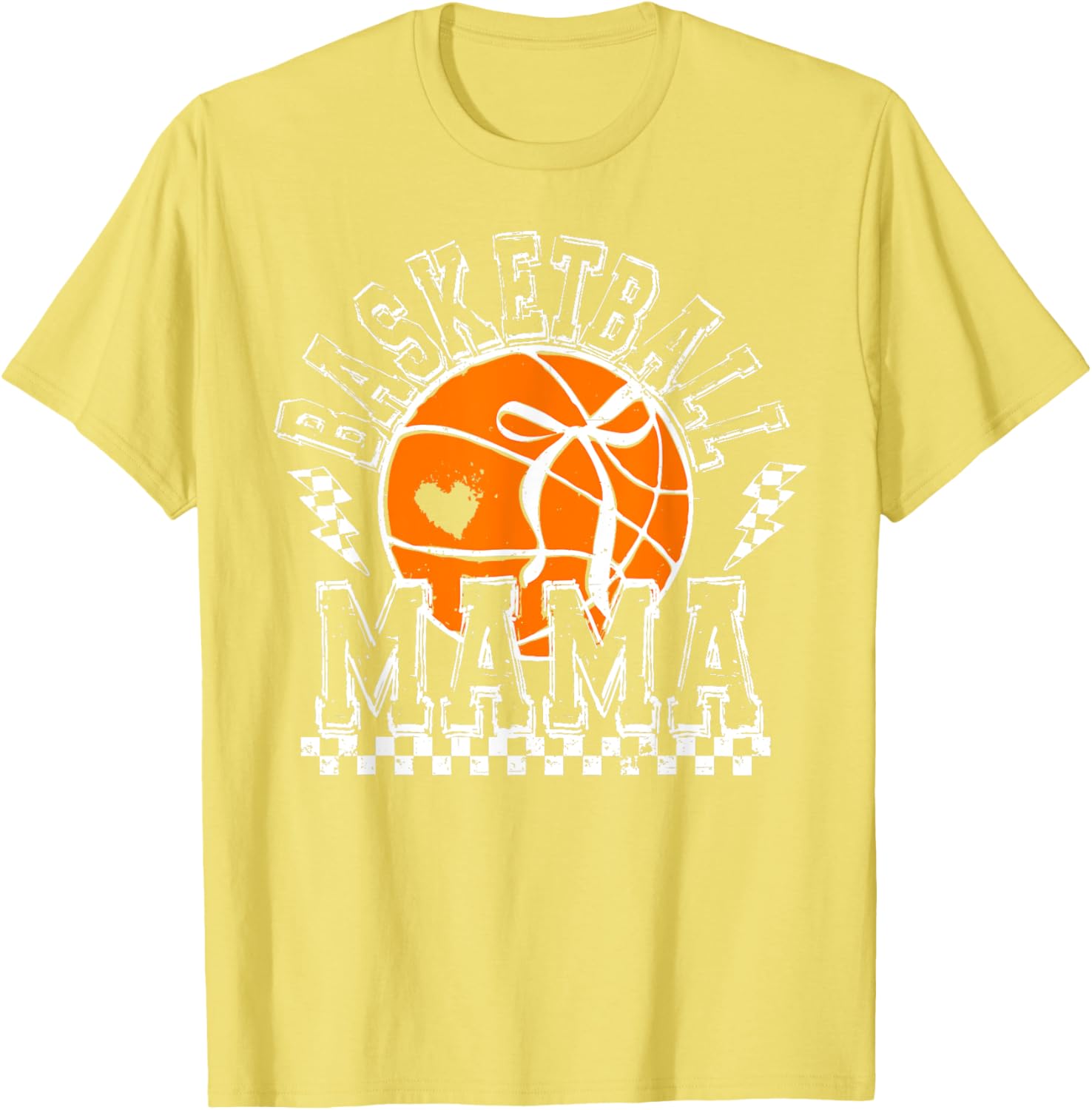 Funny Basketball Mama Coquette Bow T-Shirt for Sports Lover Moms - 5