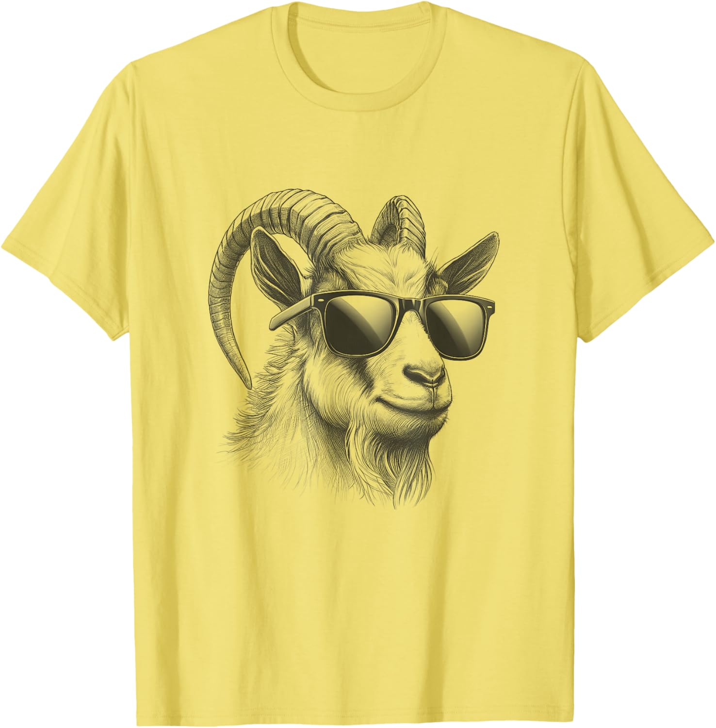 Cool Goat Sunglasses T-Shirt for Adults and Kids - Fun Casual Wear - 6