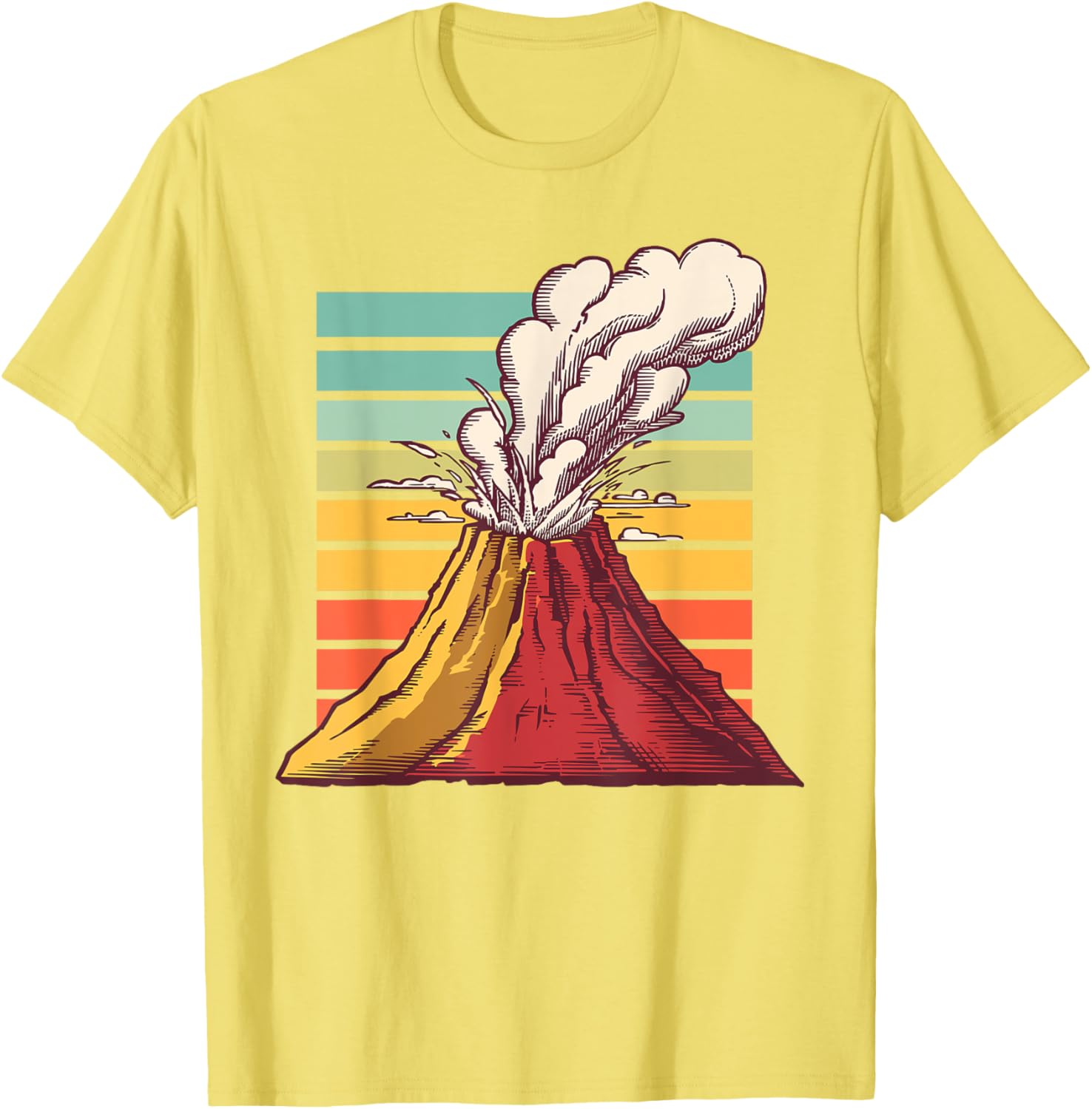 Cool Volcano Art T-Shirt for Men, Women, and Kids - Perfect for Geology Lovers - 17