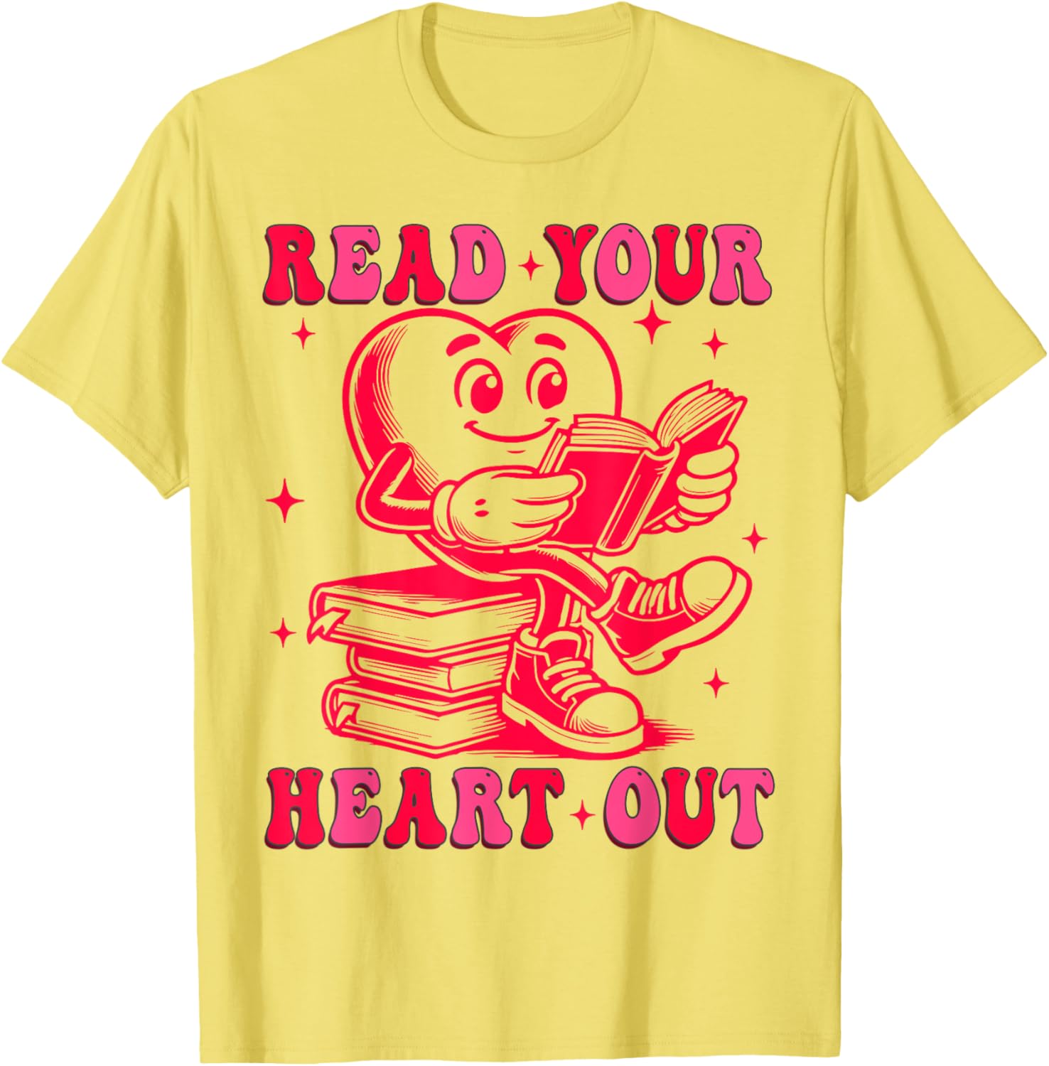 Read Your Heart Out Valentine's Day T-Shirt for Book Lovers - 3