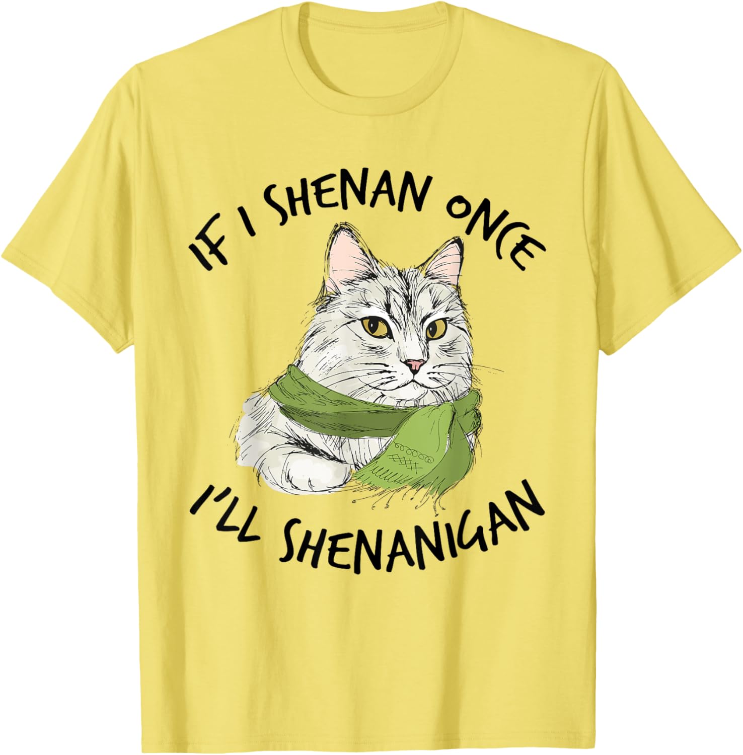 Funny Shenanigan Cat T-Shirt Perfect for Cat Lovers and Laughs - 2