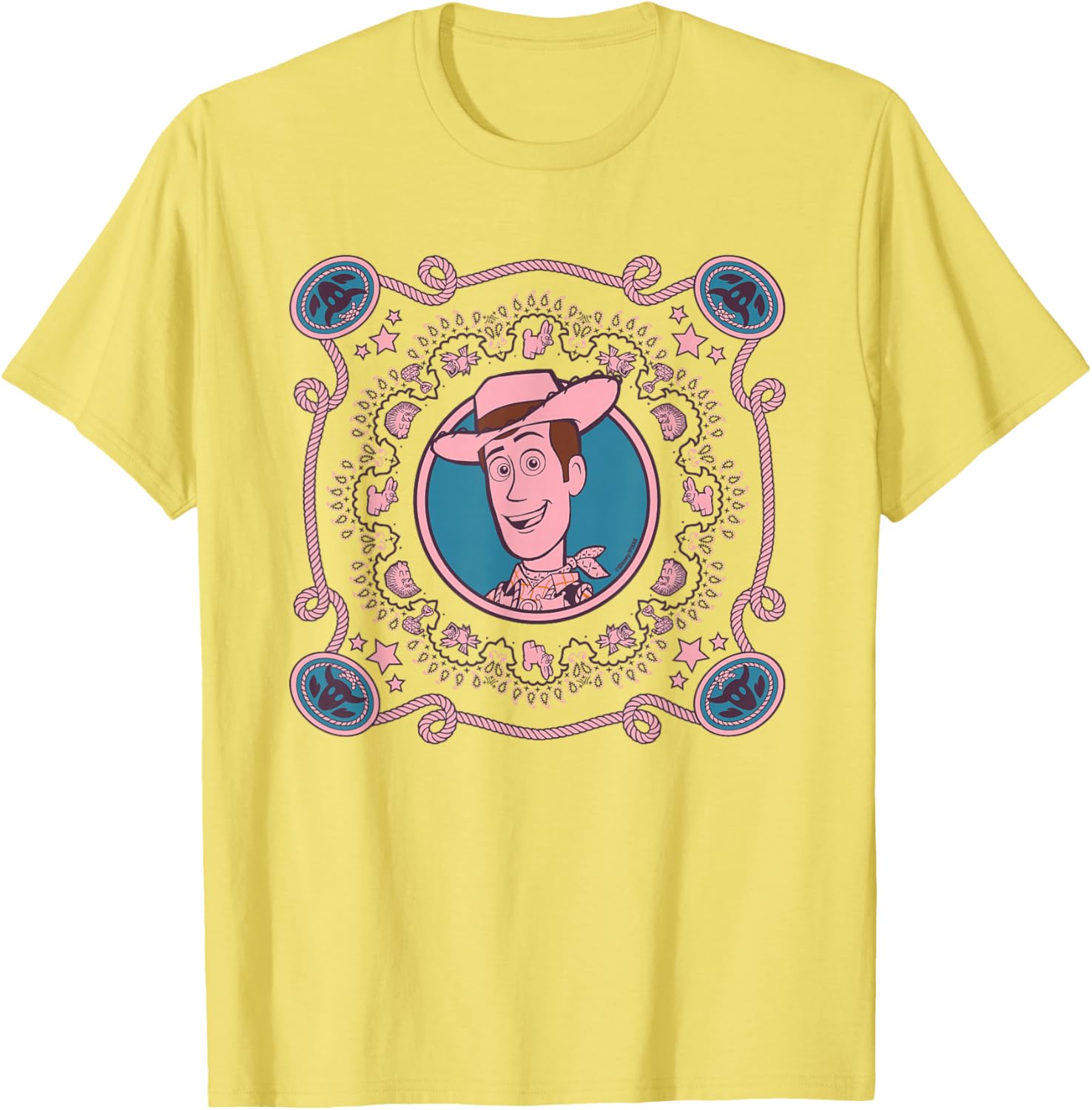 Disney Pixar Toy Story Sheriff Woody Western T-Shirt for Fans - 2