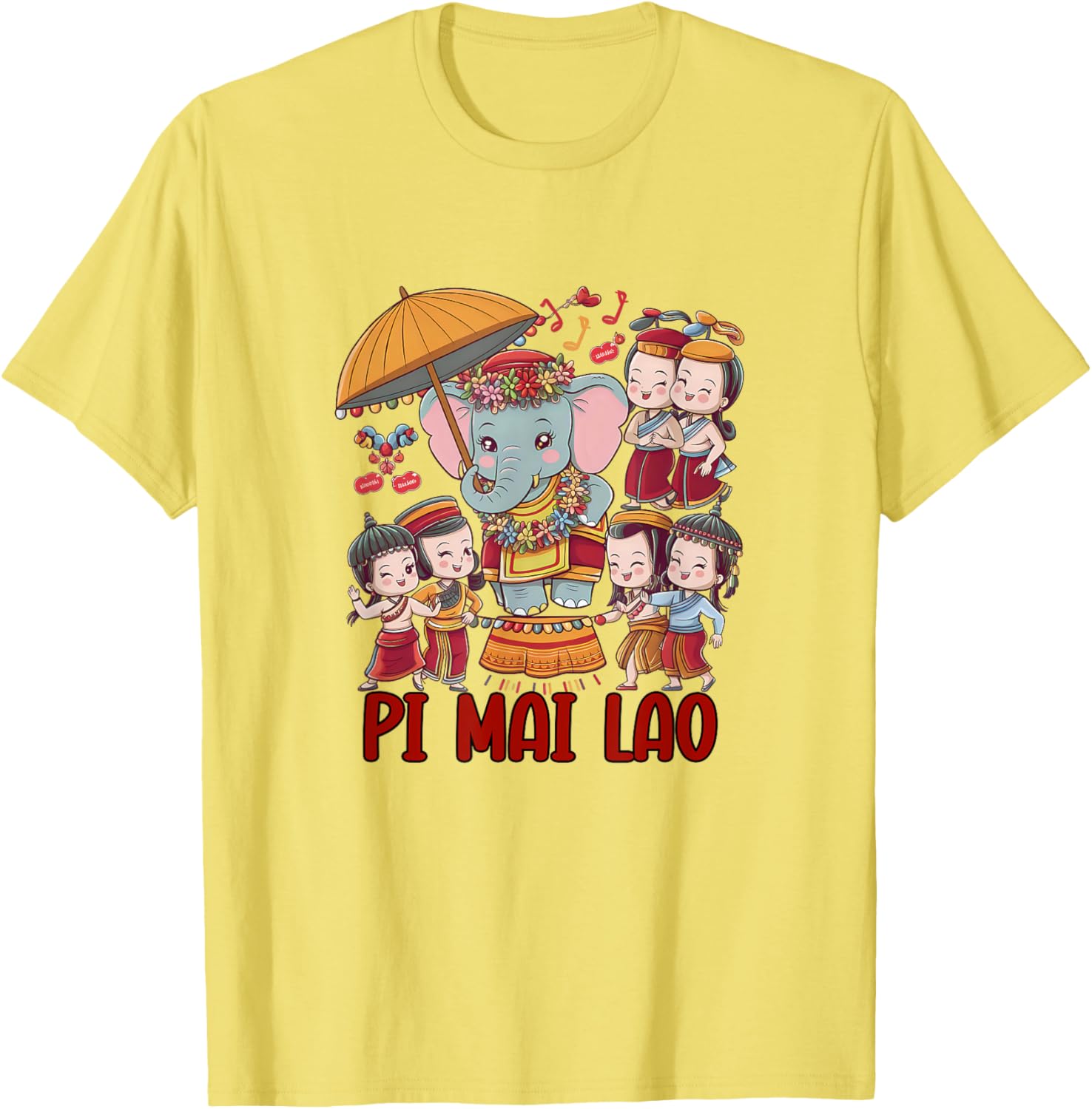 Celebrate Laos with Happy Lao New Year Pi Mai T-Shirt for Everyone - 4