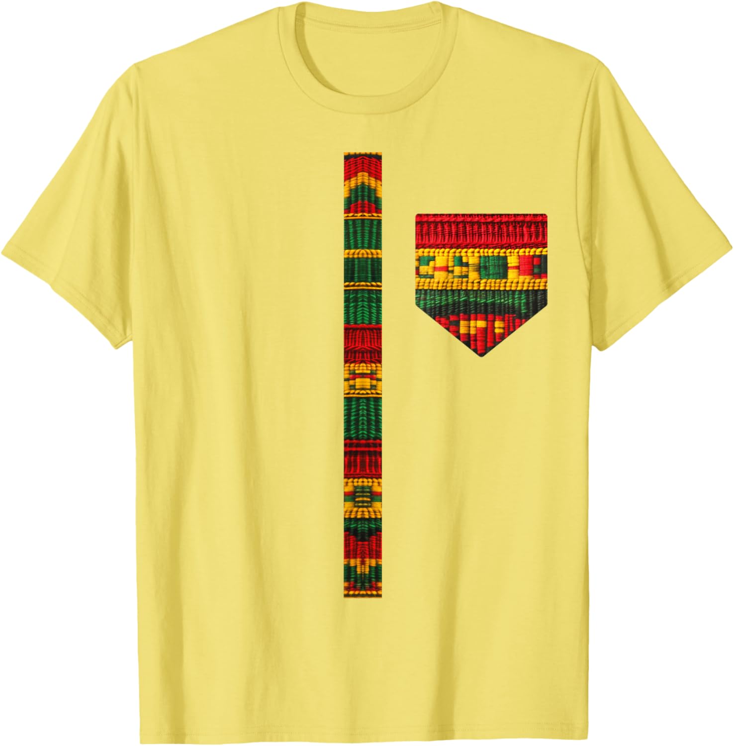 Stylish African Print Dashiki Kente Art T-Shirt for Men and Boys - 14