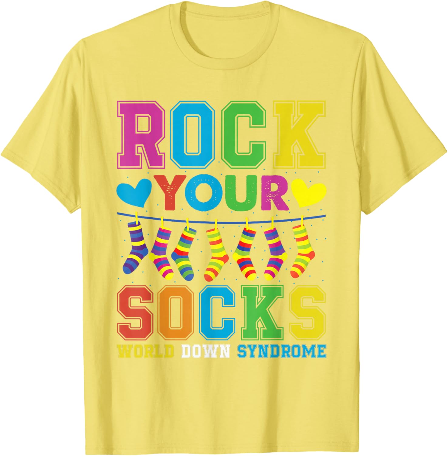 Rock Your Socks Down Syndrome Awareness T-Shirt for Kids 2025 - 15
