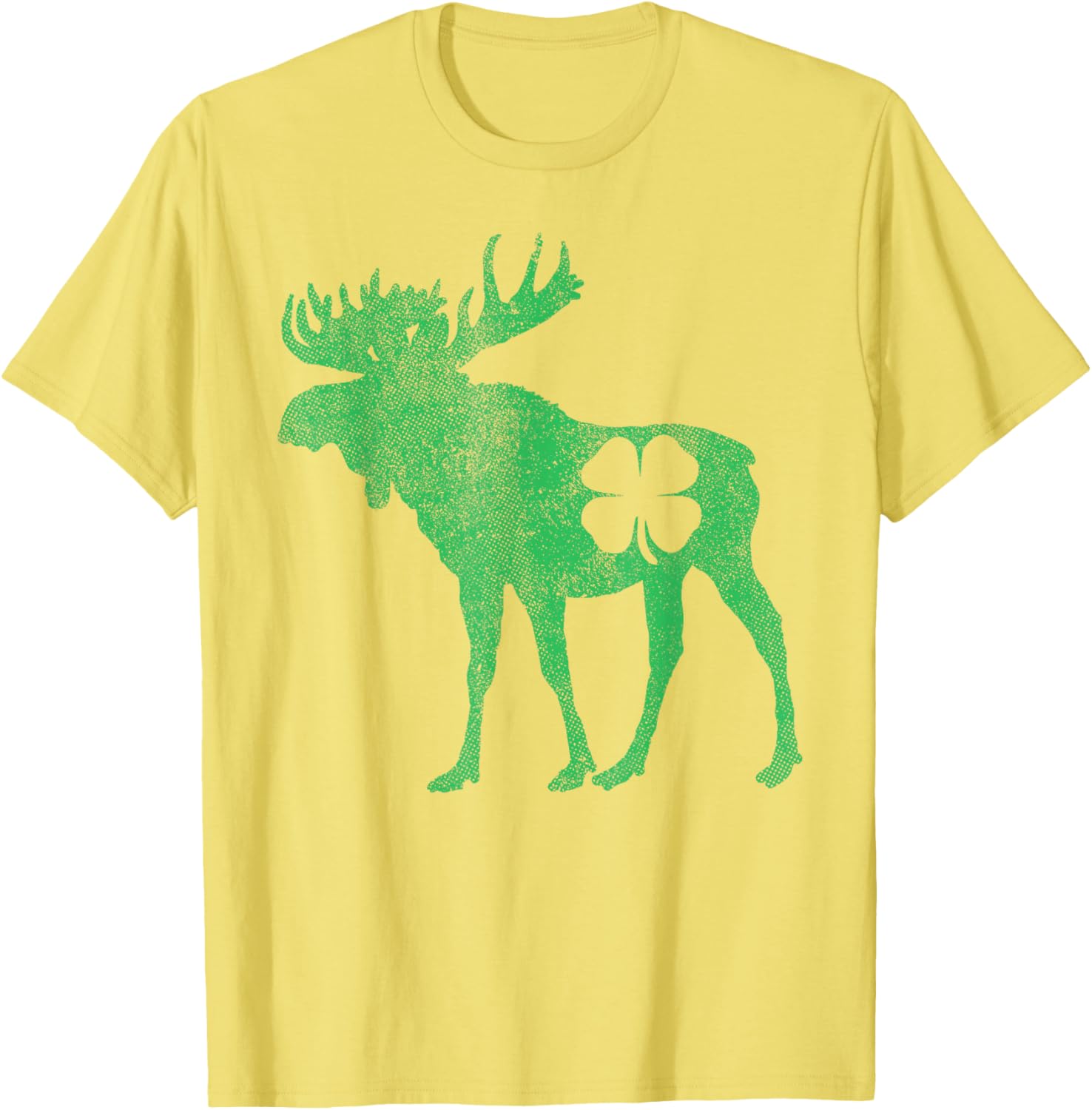 Funny Moose Shamrock St Patricks Day T-Shirt for Irish Celebration - 26