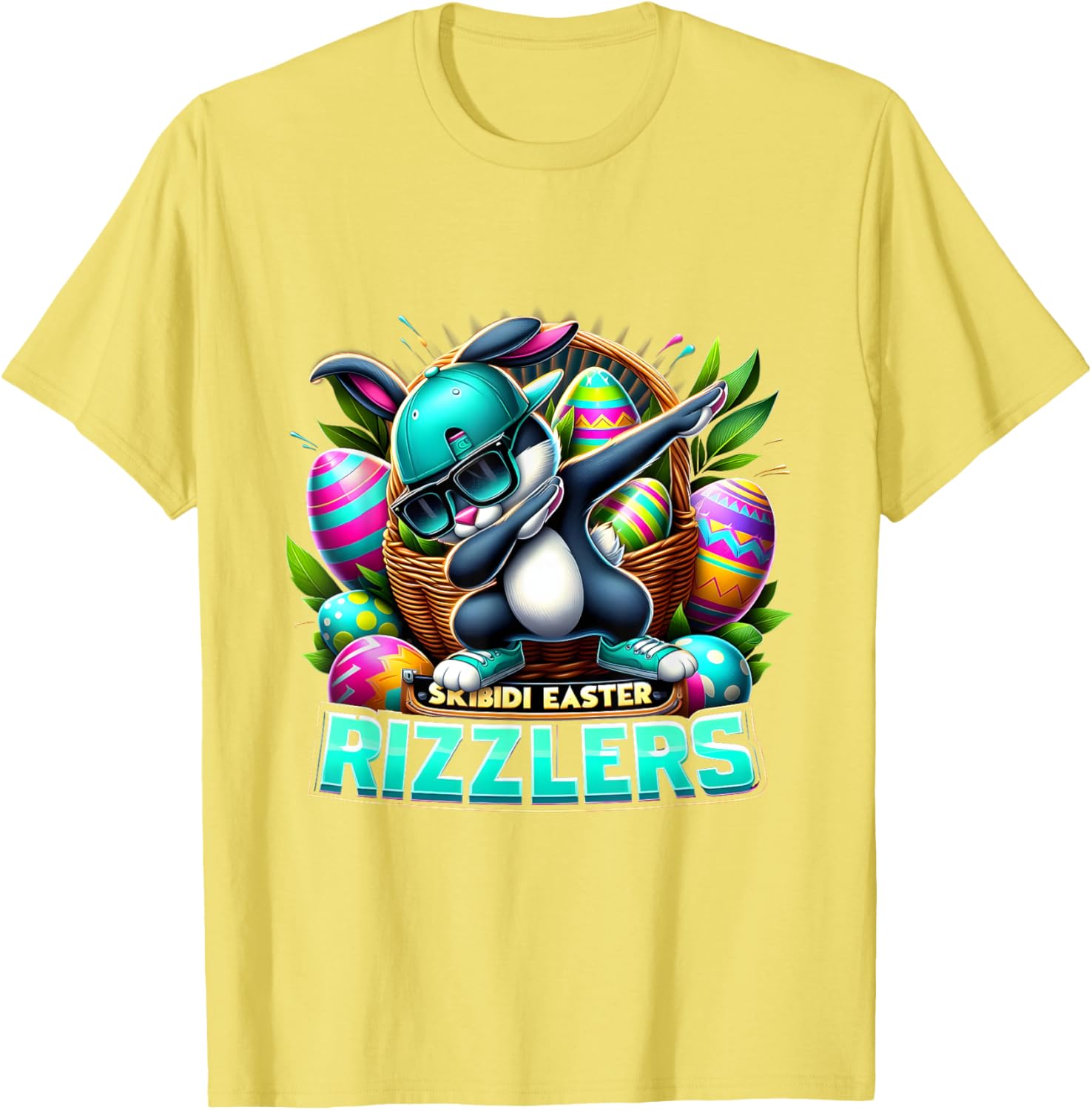 Funny Easter T-Shirt for Men Rizzler Skibidi Humor Apparel - 5