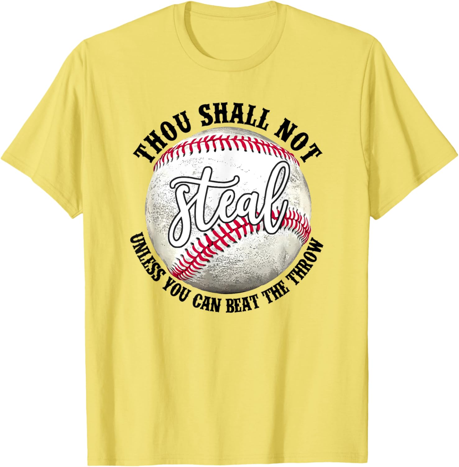 Funny Thou Shall Not Steal Unless You Can Beat The Throw T-Shirt - 3
