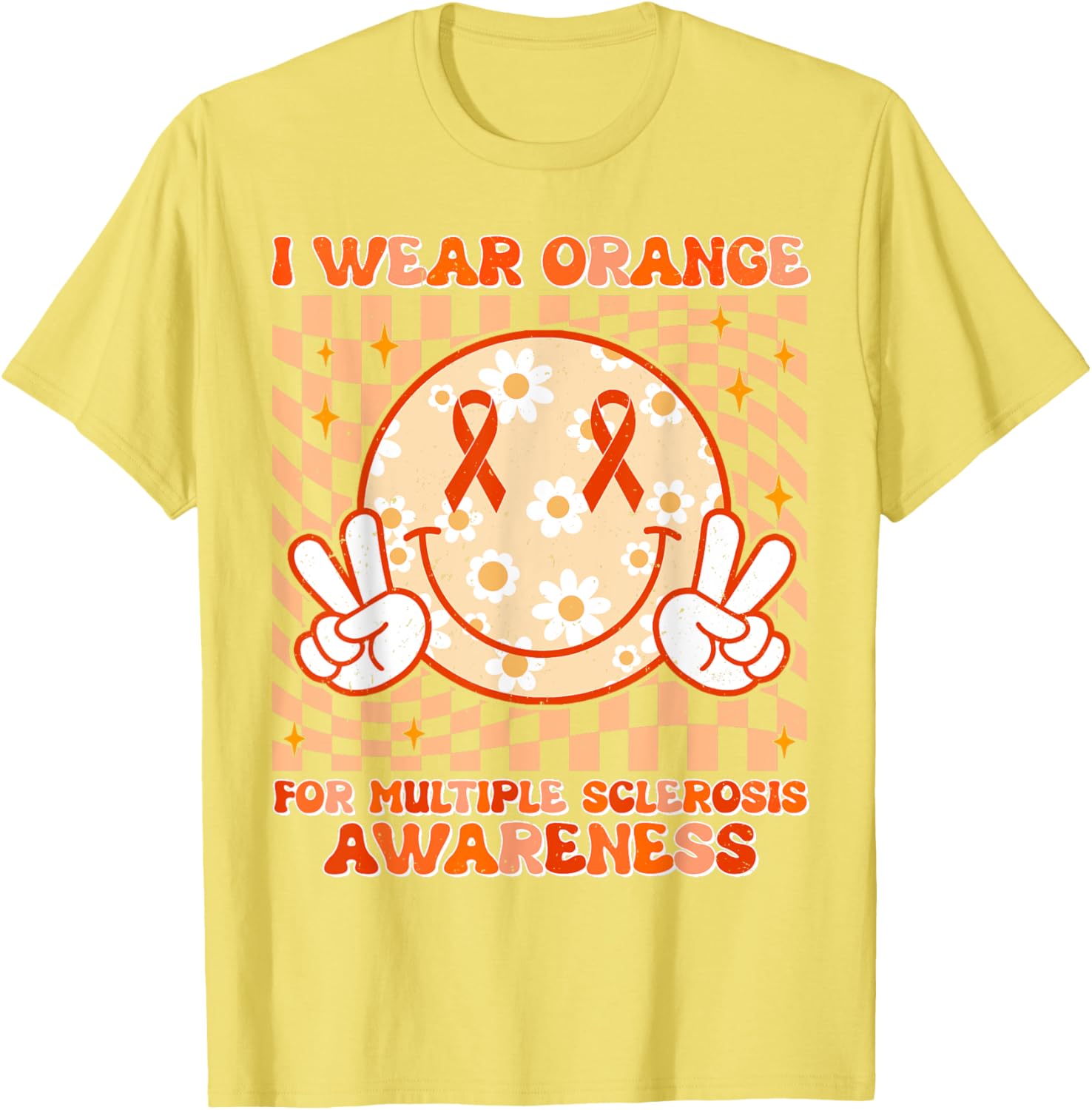 Motivation Support Multiple Sclerosis Awareness T-Shirt for MS Fighters - 1