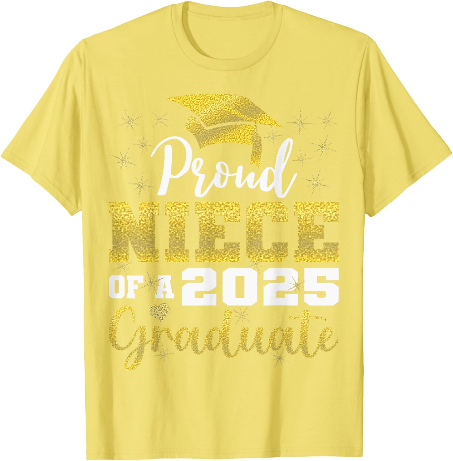 Super Proud Niece of Graduate 2025 Senior Graduation Family T-Shirt - 9