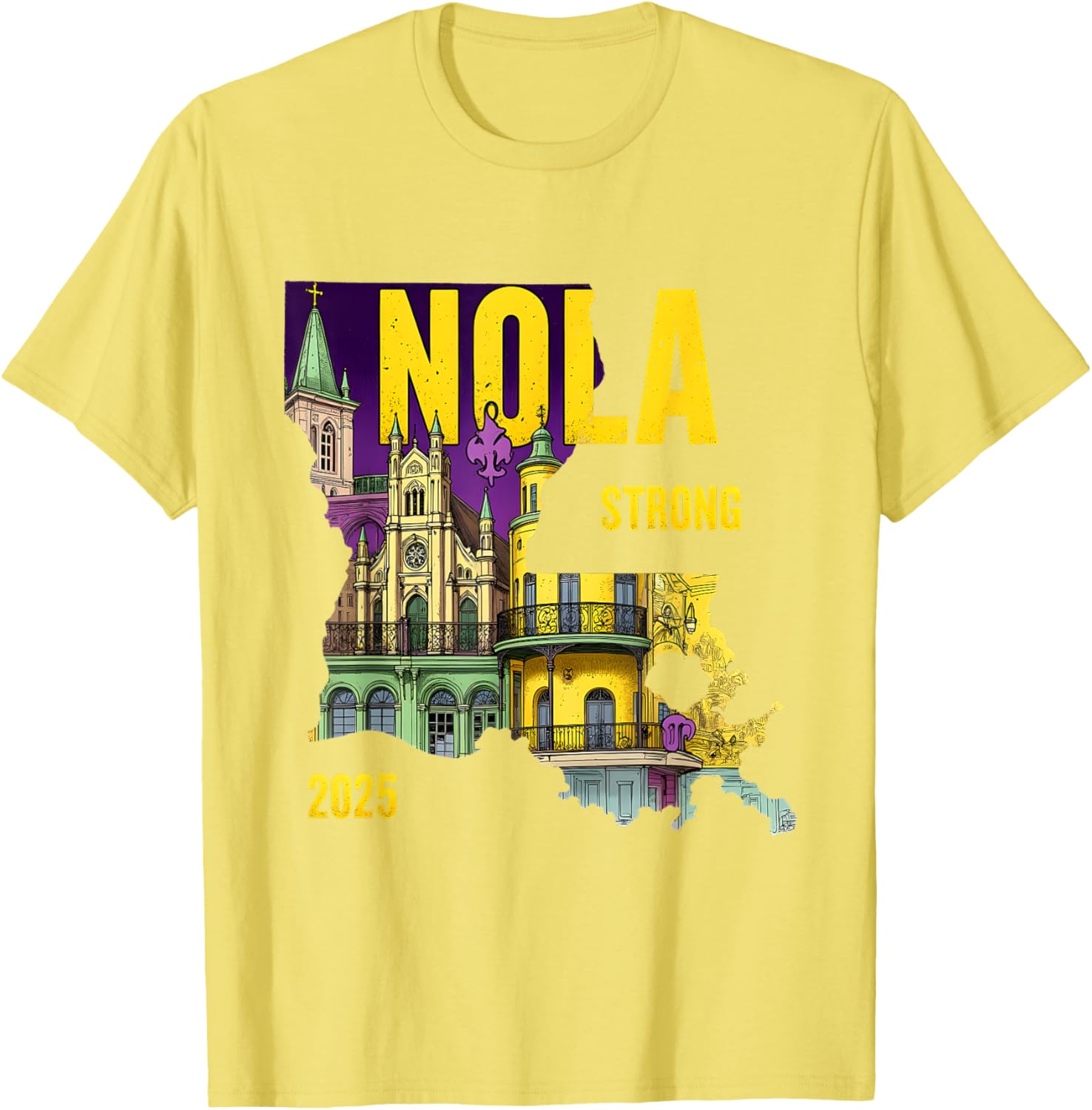 New Orleans Traveling Lovers Costume T-Shirt We Stand NOLA Strong - 11