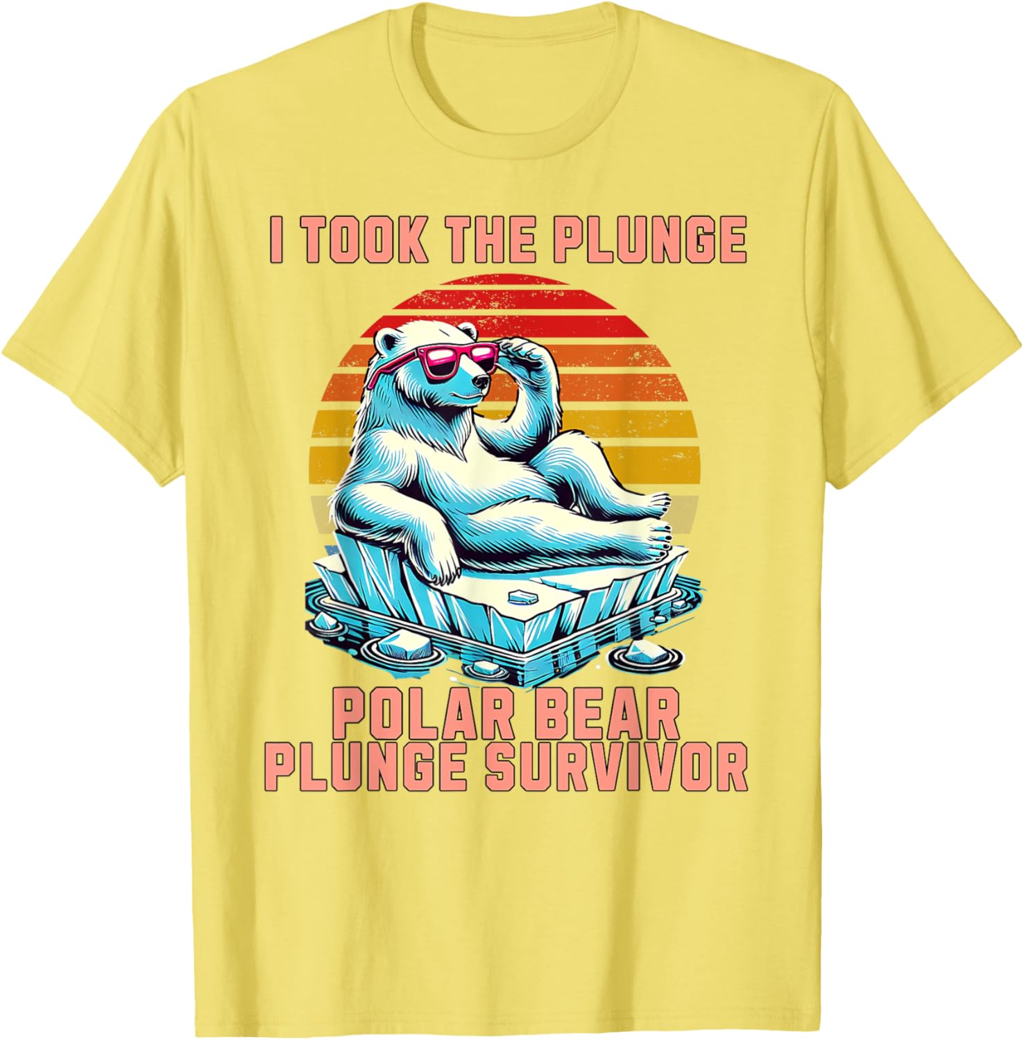 Polar Bear Plunge Survivor 2025 Fun Winter Adventure T-Shirt for Adventurers - 10