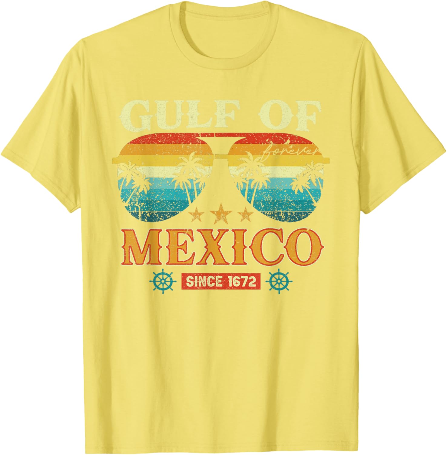 Gulf of Mexico Vintage T-Shirt Retro Style Clothing for Beach Lovers - 25