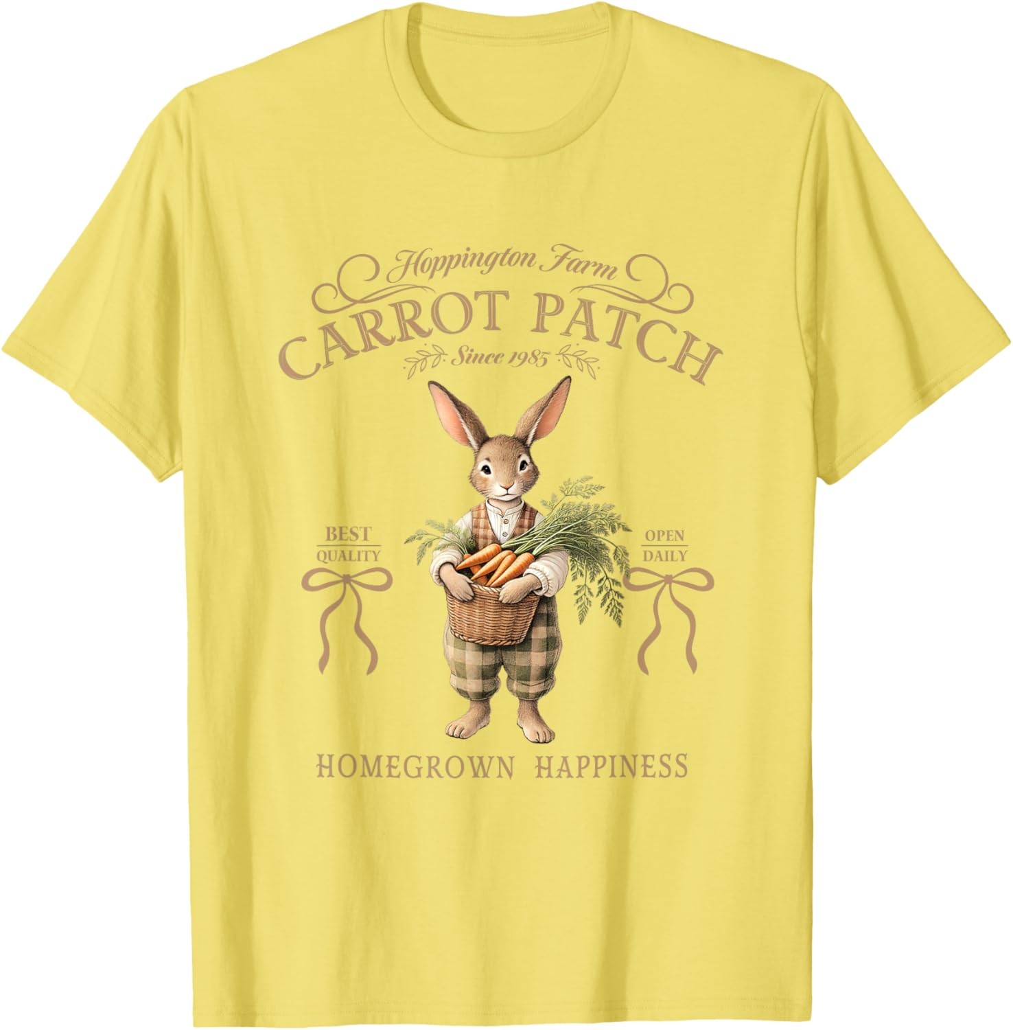 Hoppington Farm Carrot Patch Happy T-Shirt for Garden Lovers - 14