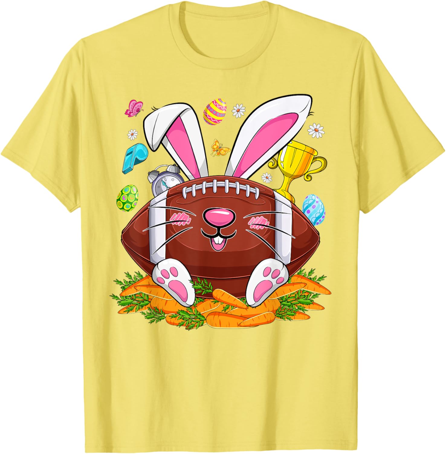 Funny Bunny Face Eggs T-Shirt for Men and Boys - Happy Easter Day Apparel - 12