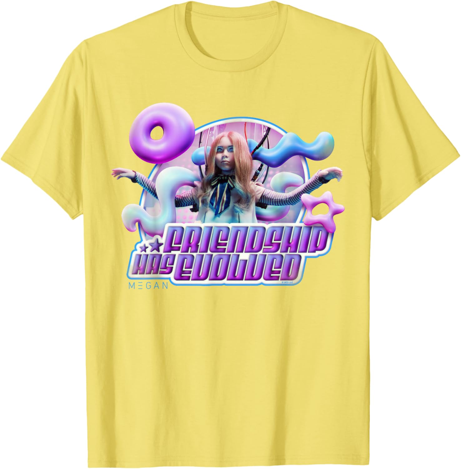 M3GAN Y2K Cyber Pop Style T-Shirt for Trendy Friendship Fashion - 21