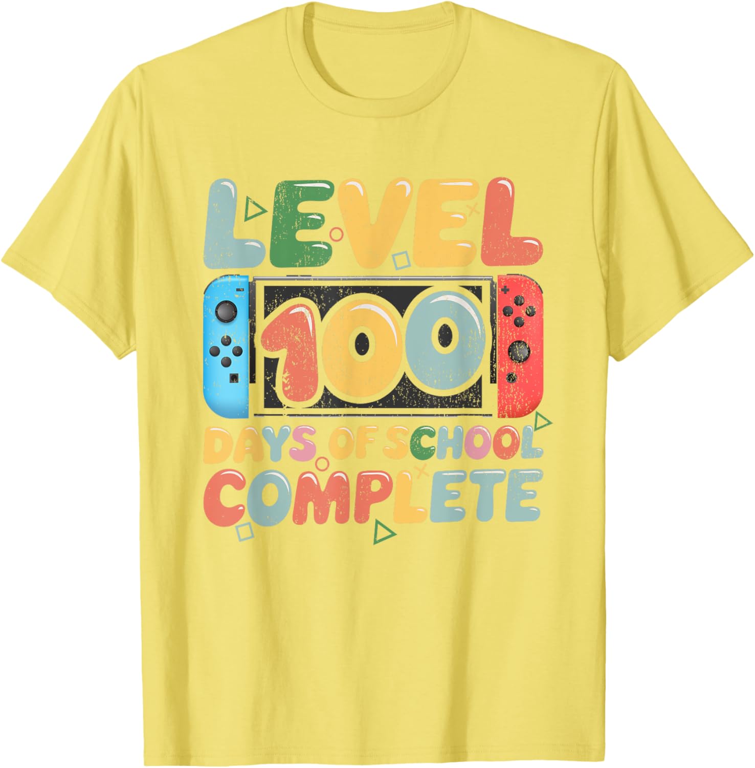 Level 100 Days of School Complete Video Game Kids T-Shirt for Fun Learning - 9