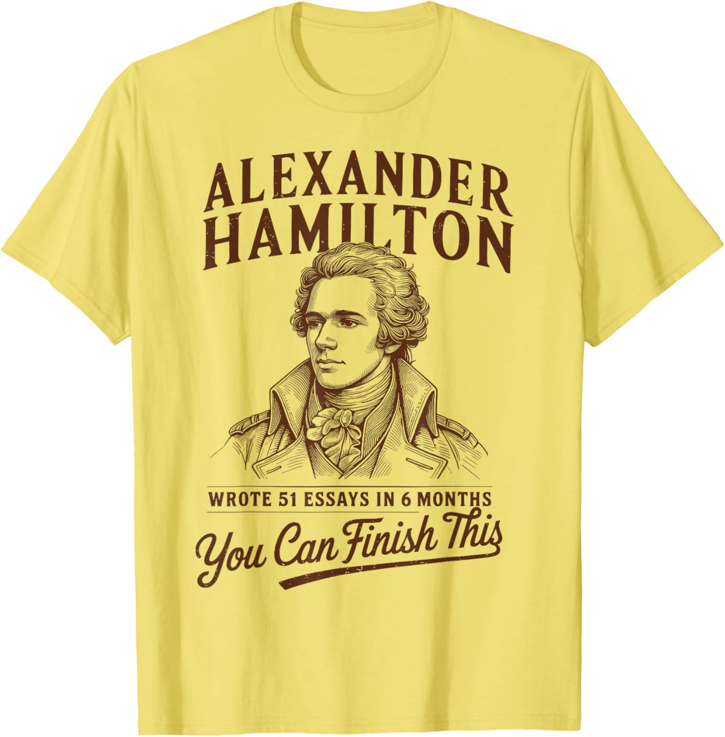 Vintage Alexander Hamilton 51 Essays T-Shirt for History Lovers - 8