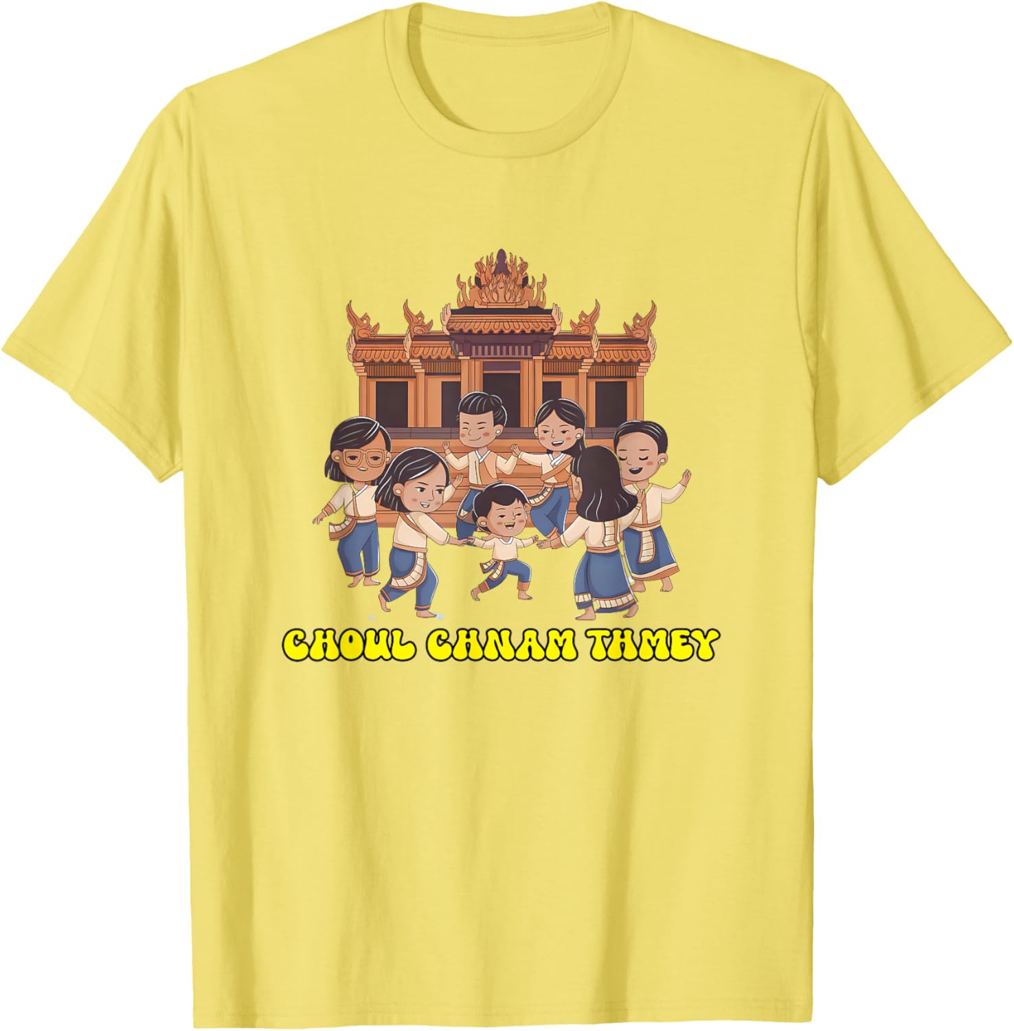 Happy Khmer New Year T-Shirt Choul Chnam Thmey for Cambodia Celebrations - 7