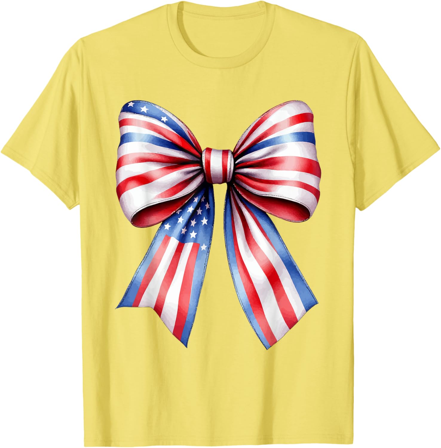Patriotic USA Bow Tee for July 4th and Memorial Day Celebrations - 2