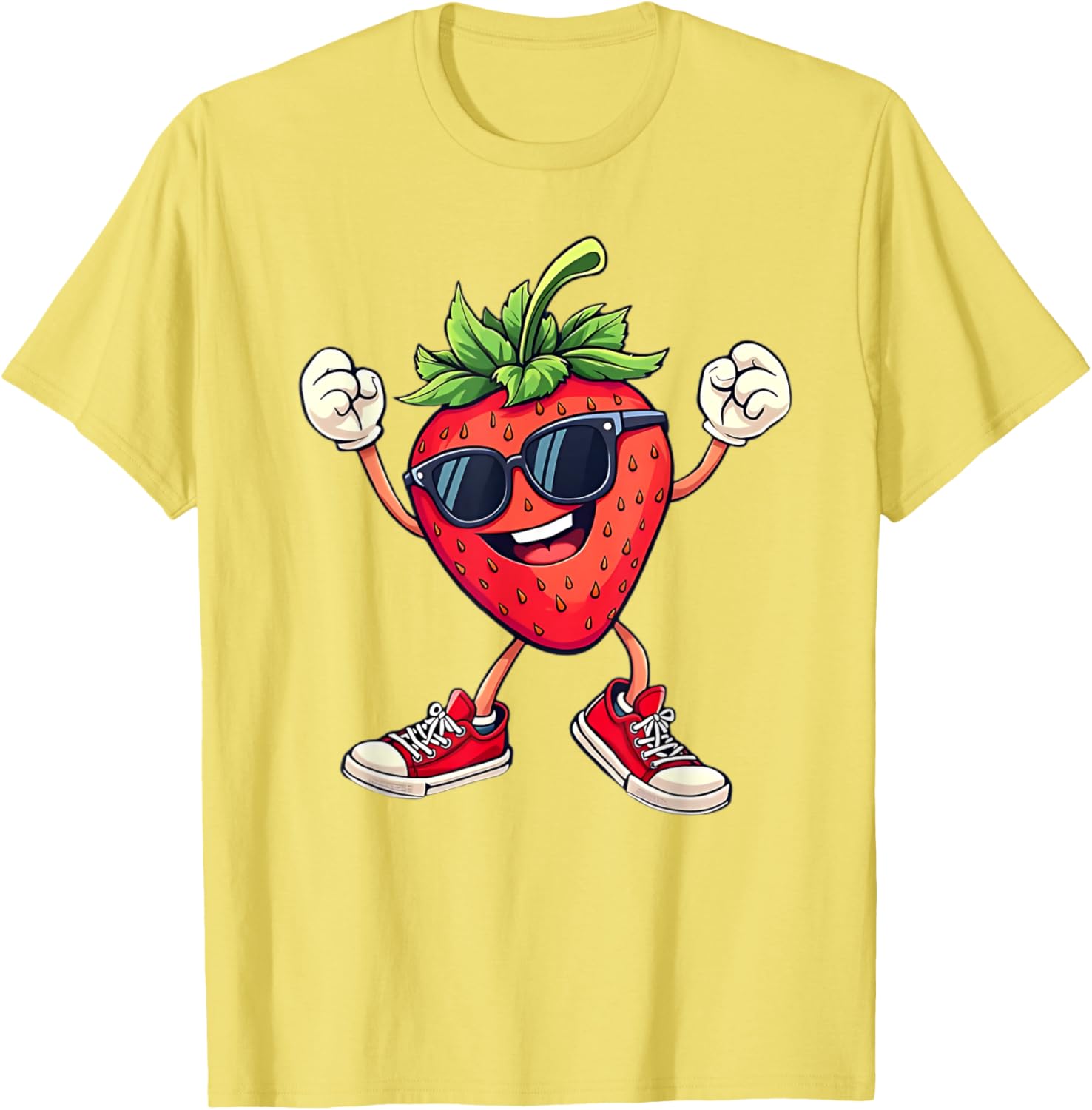 Fun Partying Strawberry Costume T-Shirt for Kids Boys and Girls - 17