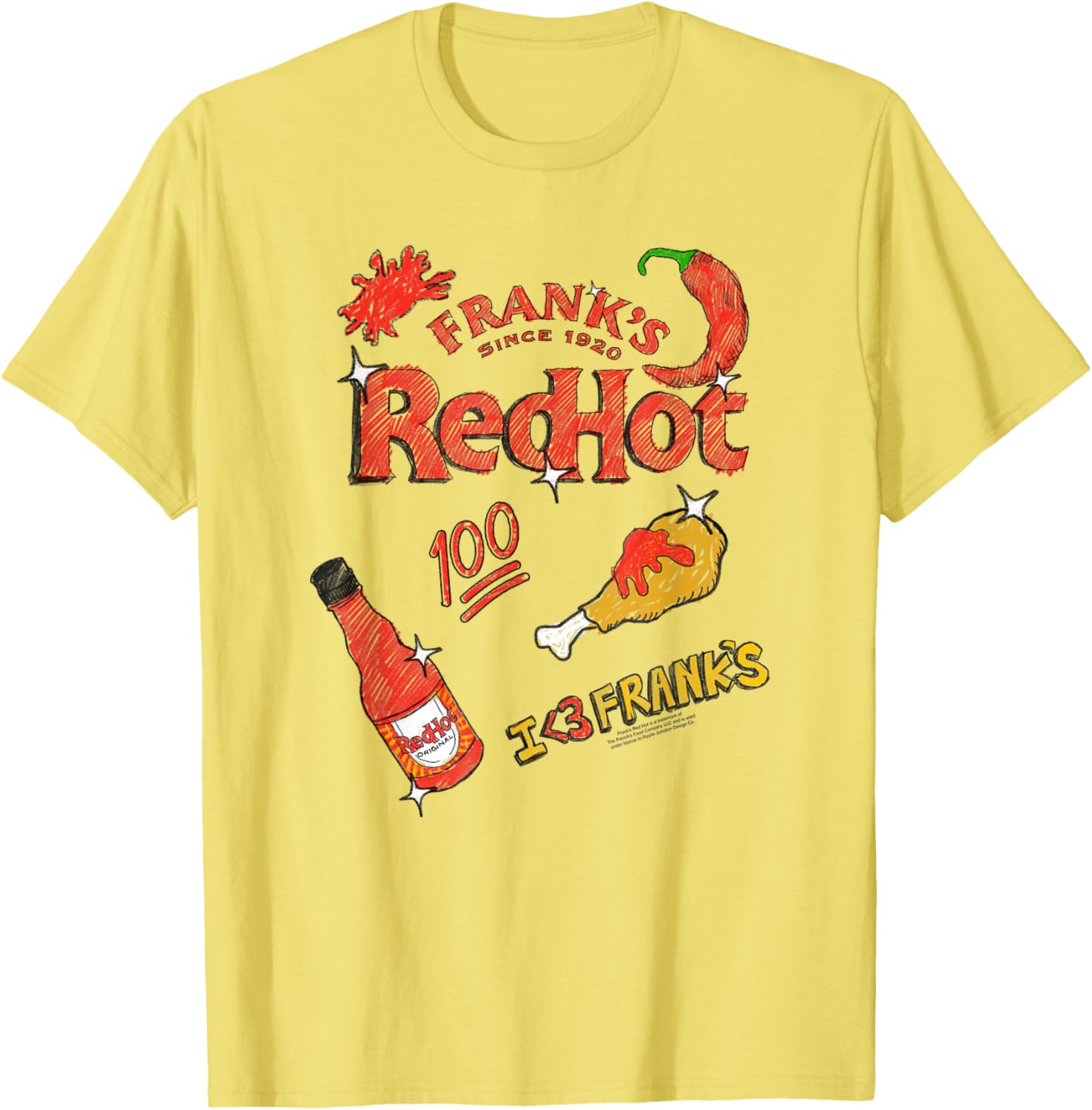 Frank's RedHot Funny T-Shirt for Food Lovers - Trendy Apparel for All - 2