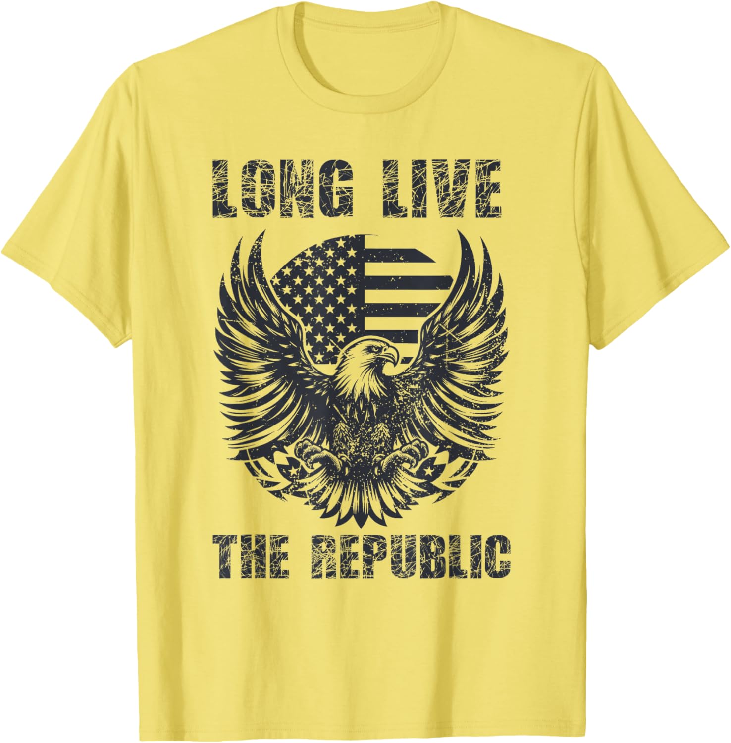 Long Live the Republic US Flag T-Shirt for Patriotic Style and Comfort - 2