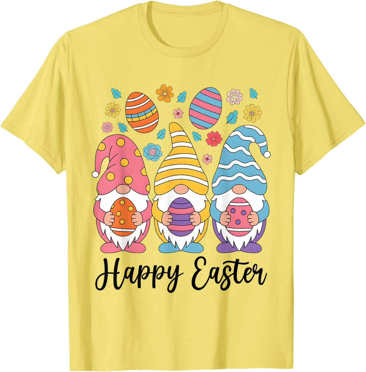 Happy Easter Gnomes T-Shirt for Women Girls Kids Perfect for Egg Hunts - 9