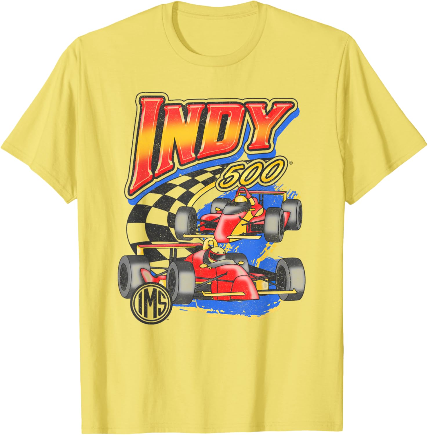 Indy 500 1991 Retro T-Shirt featuring Willy T Ribbs & Davy Hamilton - 4