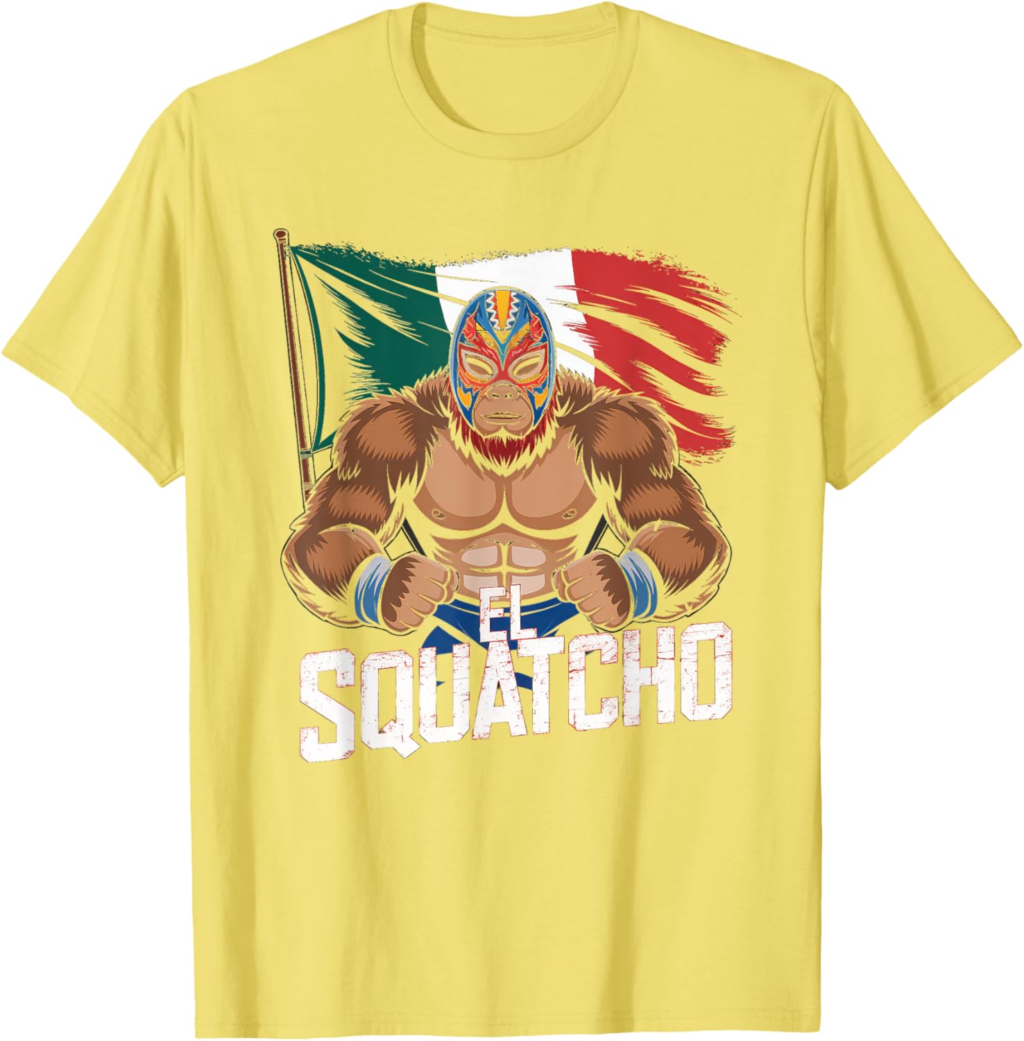 El Squatcho Bigfoot T-Shirt for Men and Women - Fun Sasquatch Design - 6
