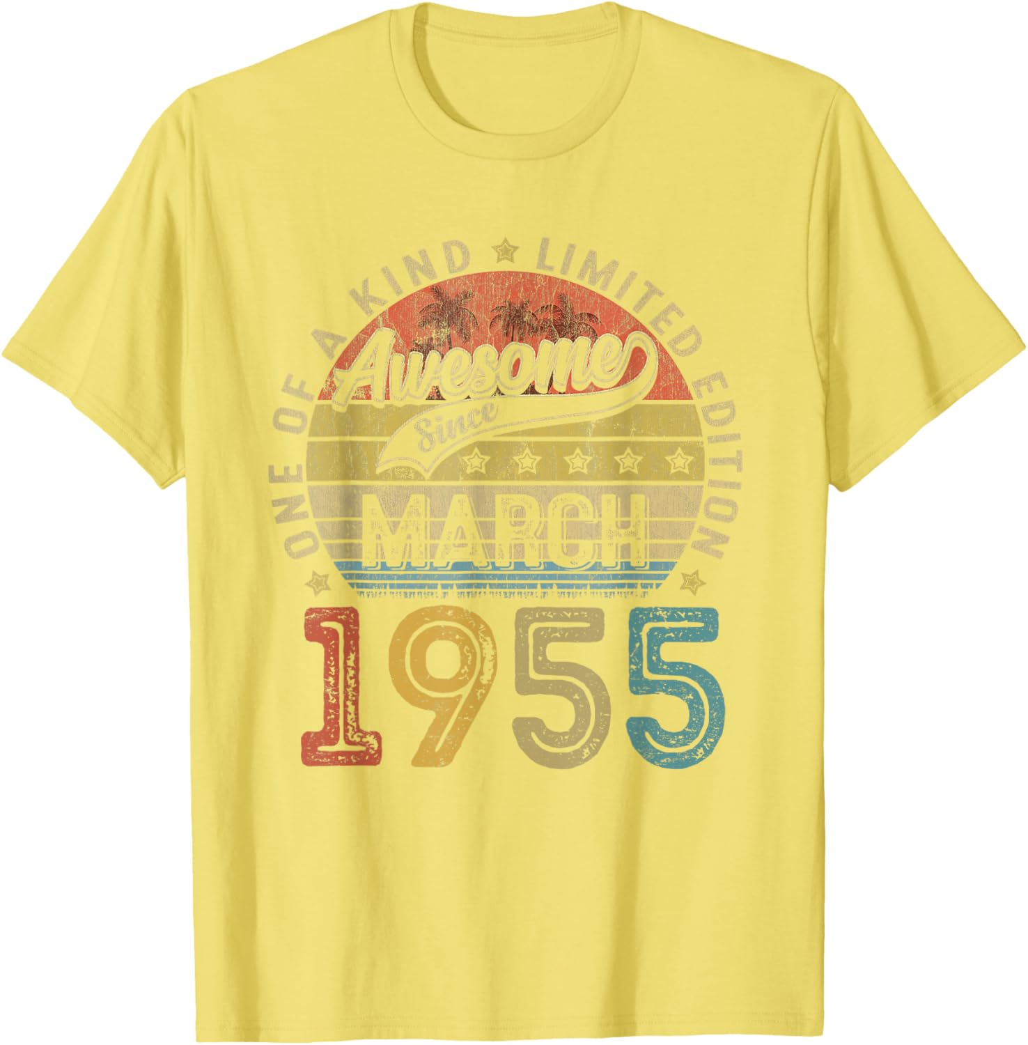 Funny 70th Birthday T-Shirt Vintage Retro March 1955 Gift for Him/Her - 20