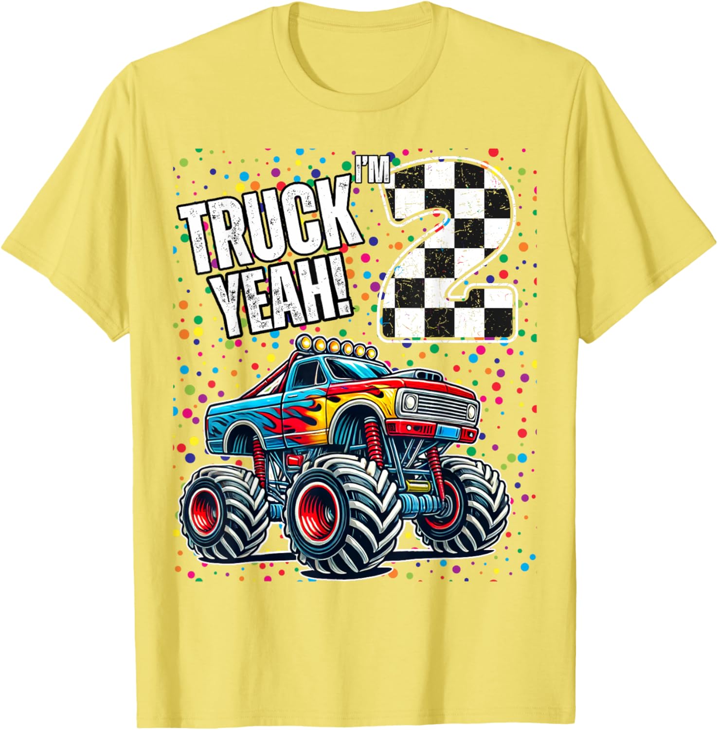 2nd Birthday Monster Truck Shirt for Boys - Fun Family T-Shirt - 18
