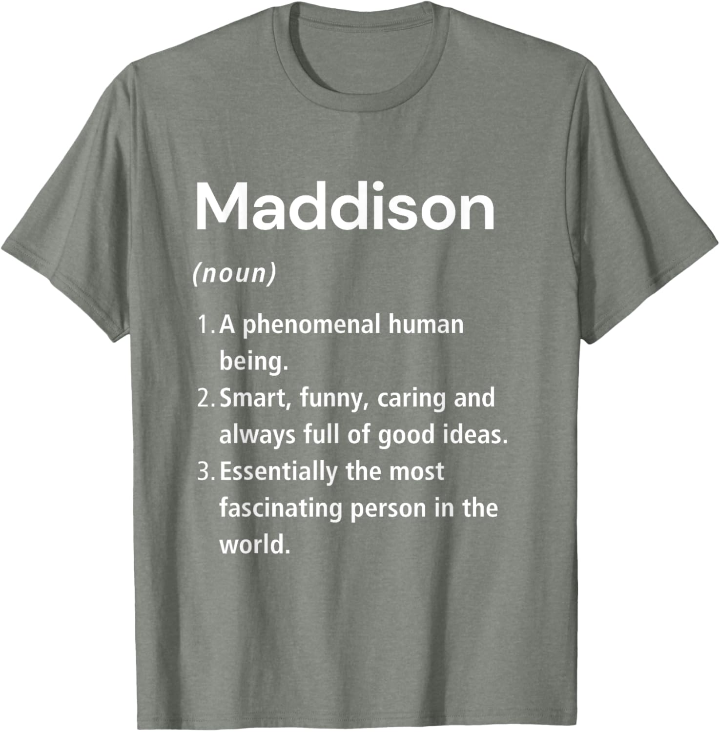 Funny Maddison Name Definition T-Shirt for Unique Style Lovers - 19