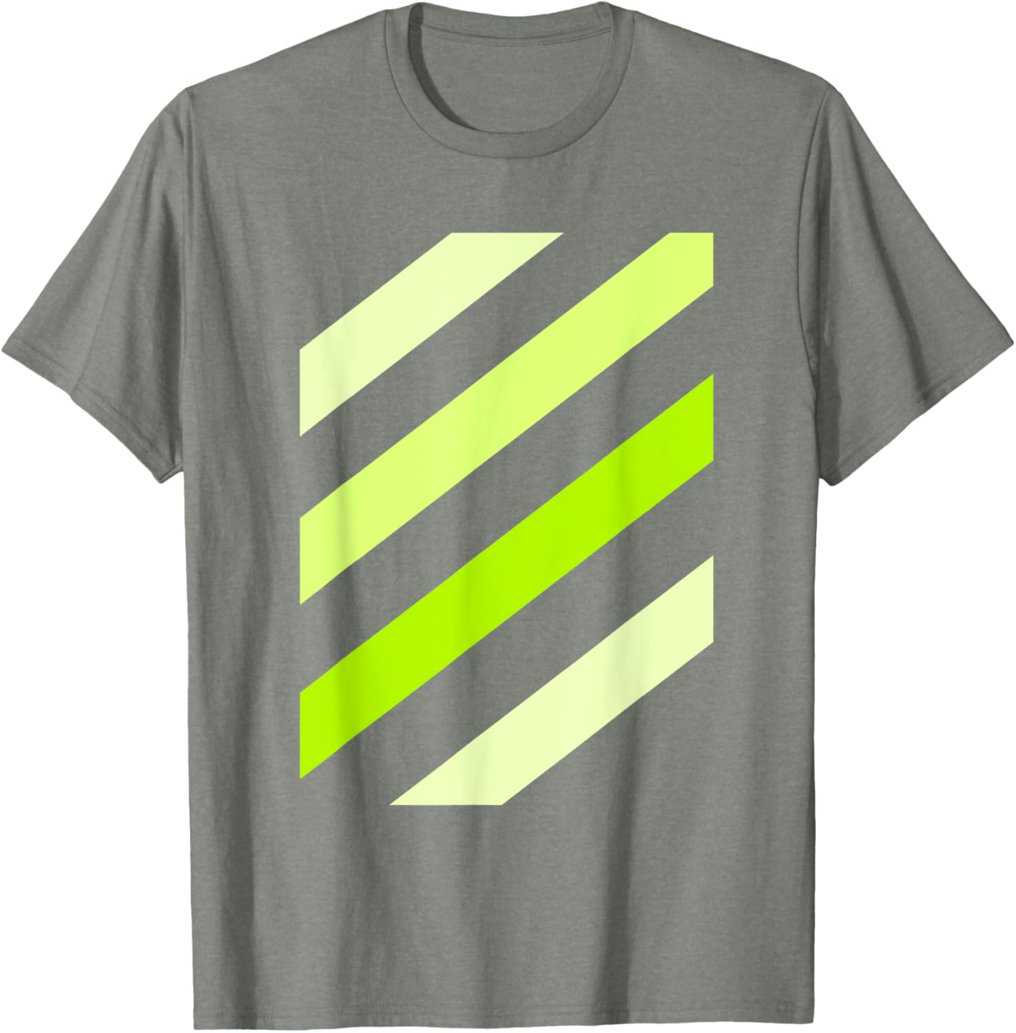 Stylish Green Stripe Graphic T-Shirt for Trendy Casual Wear - 9