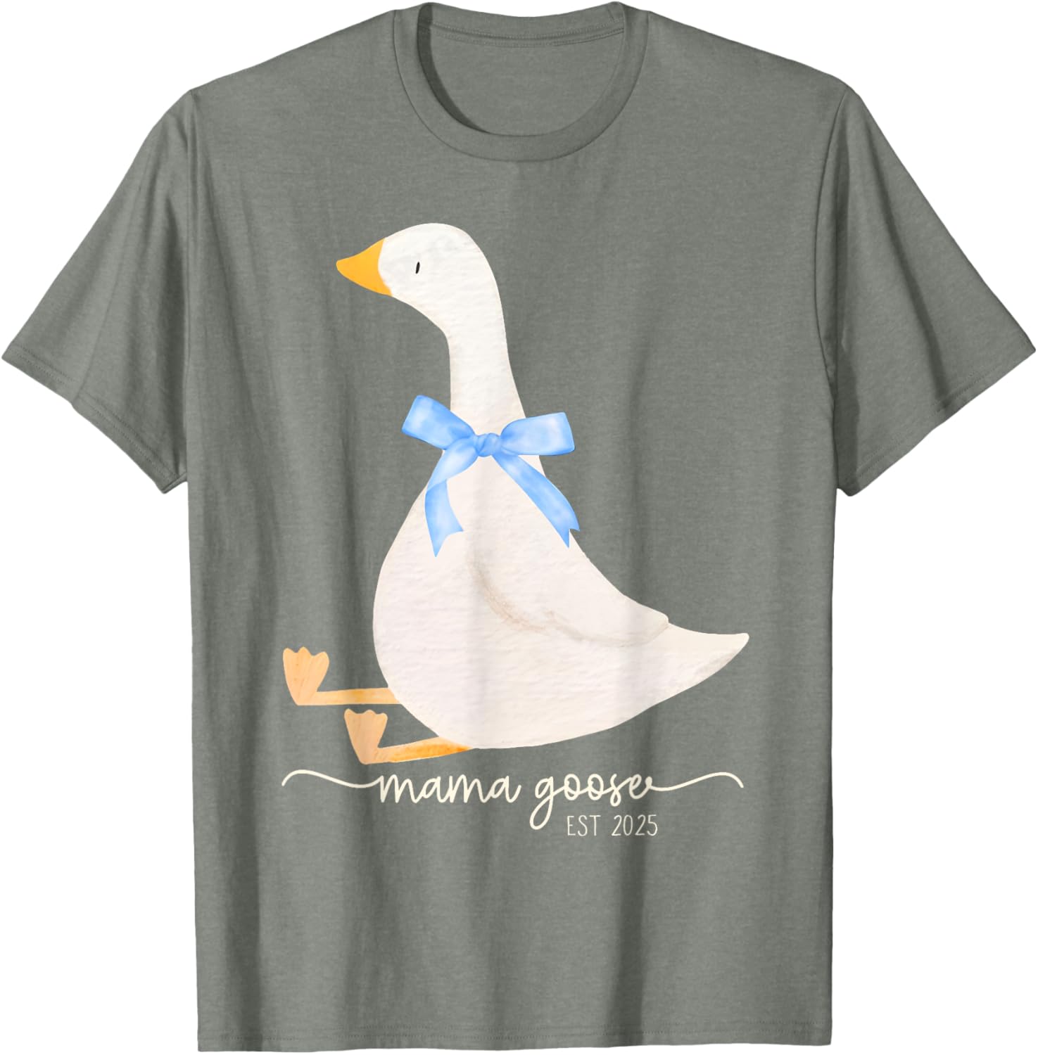 Silly Goose Mom T-Shirt for Mother’s Day - Mama Goose Est 2025 - 8