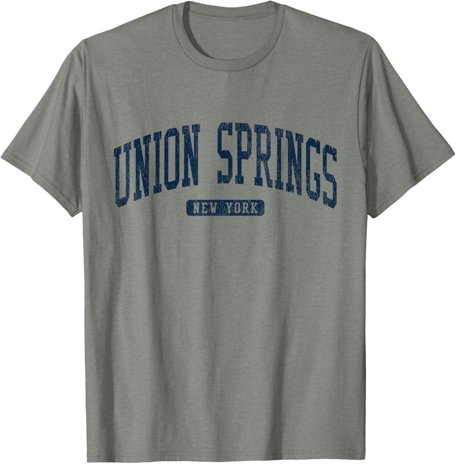 Union Springs NY College Style Blue T-Shirt for Comfortable Casual Wear - 4