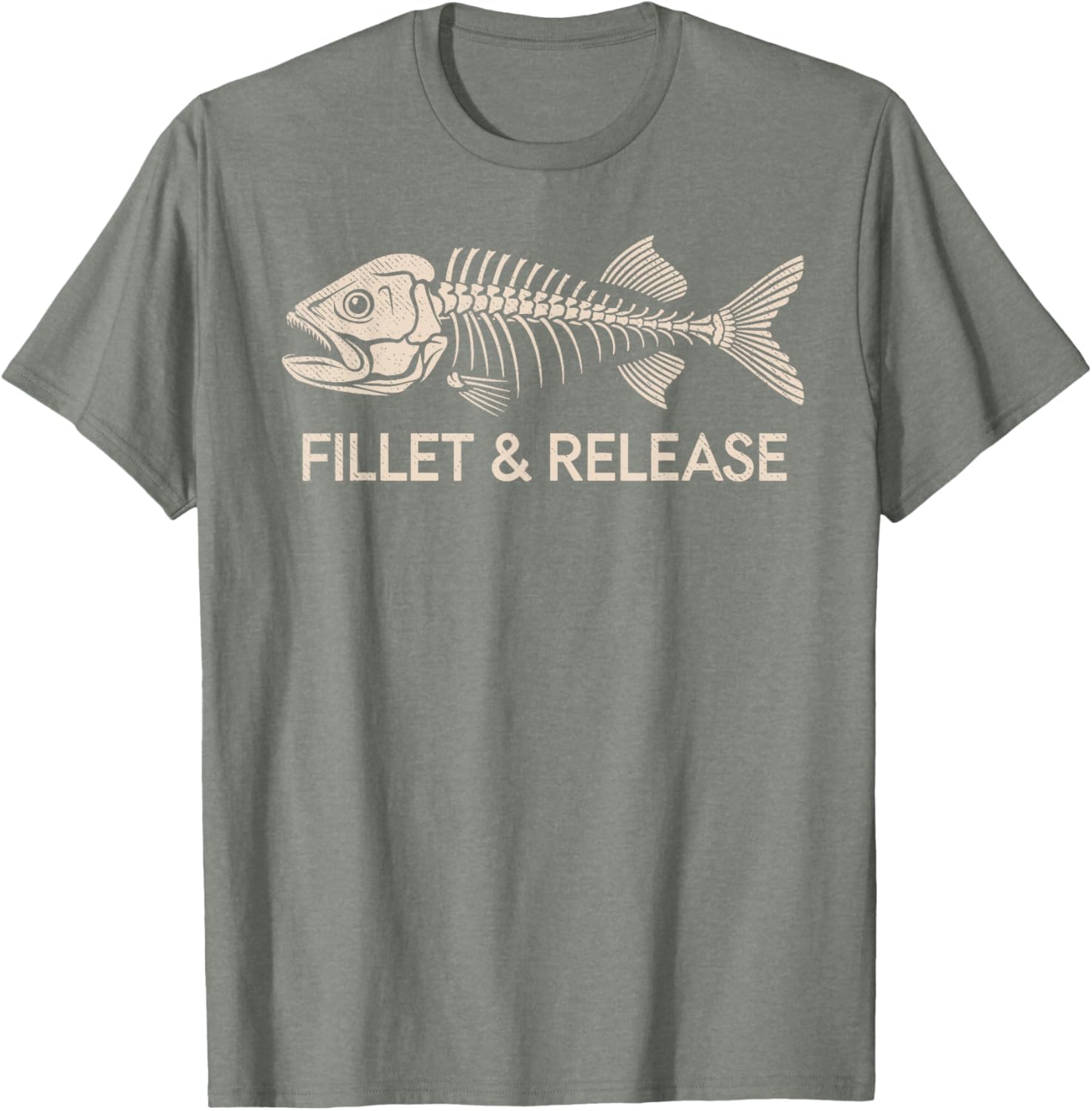 Funny Fishing T-Shirt for Anglers - Fillet and Release Humor Tee - 19