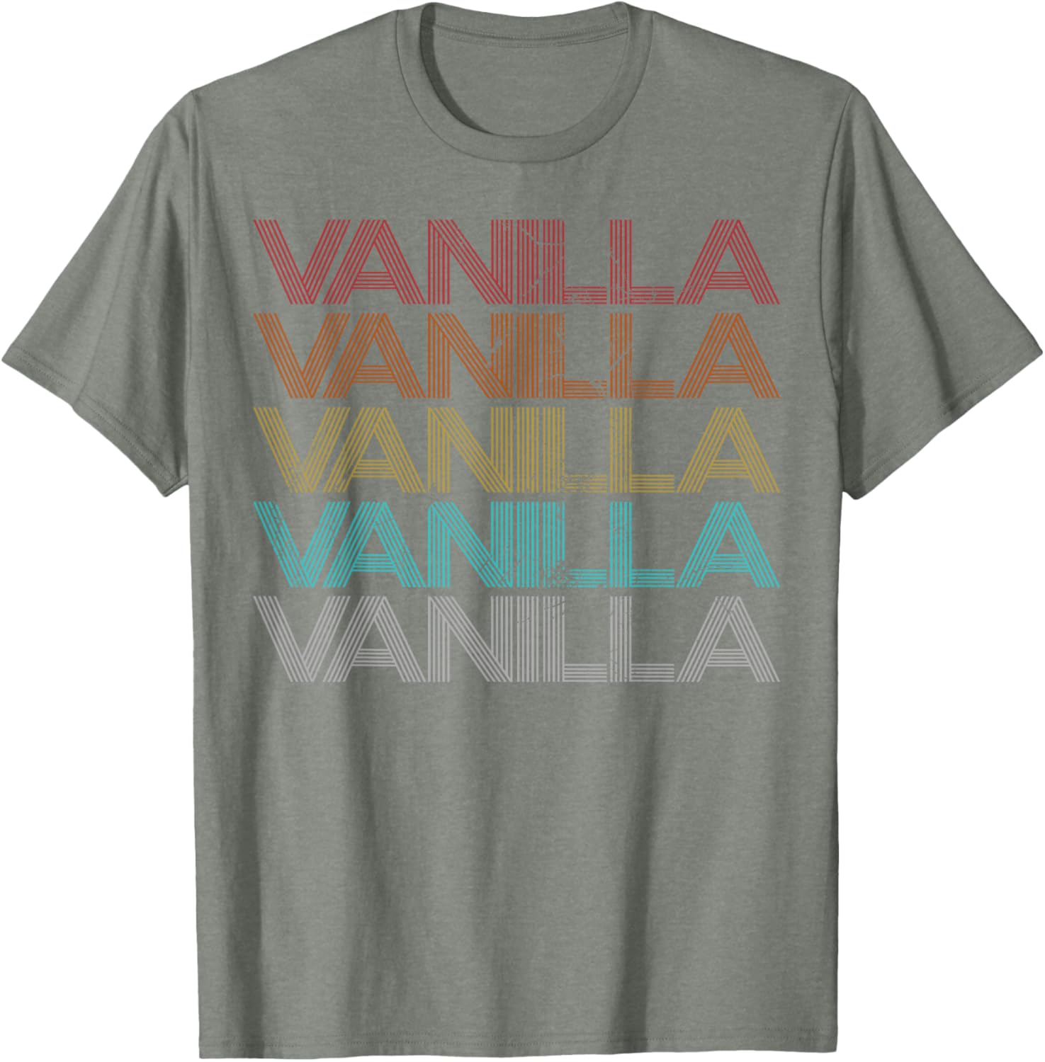 Retro Vintage Vanilla T-Shirt for Trendy Casual Style and Comfort - 9