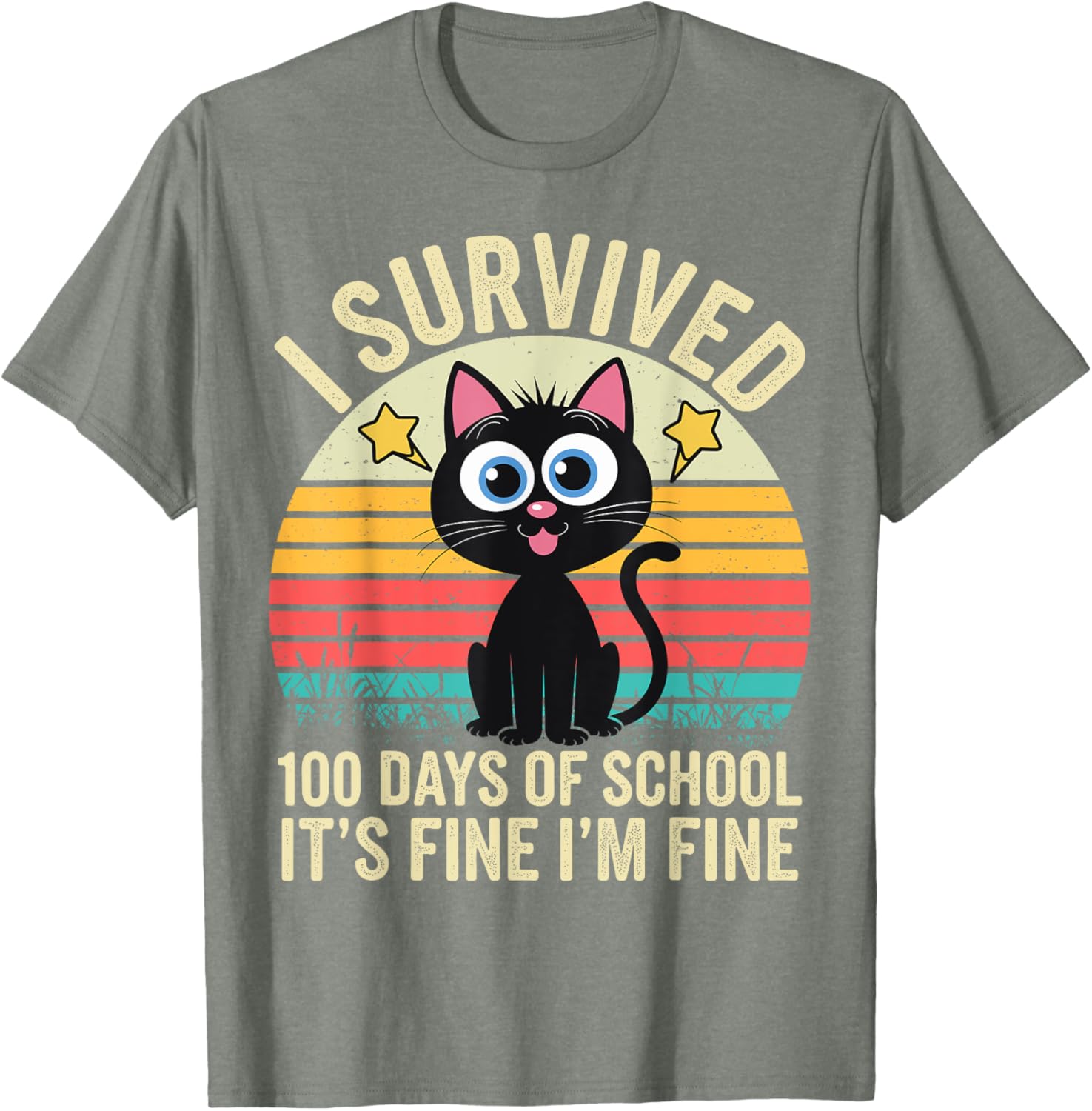 I Survived 100 Days of School T-Shirt for Kids - Fun and Stylish! - 6