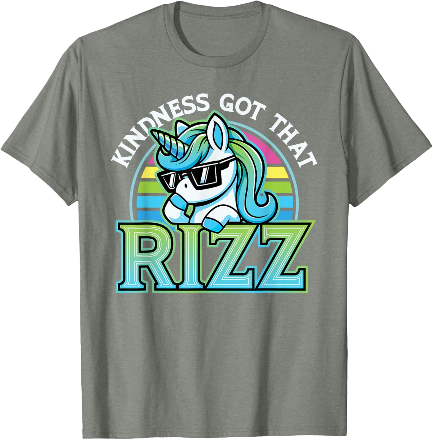 Kindness Anti Bullying Week Unicorn Got Rizz T-Shirt for Kids - 19